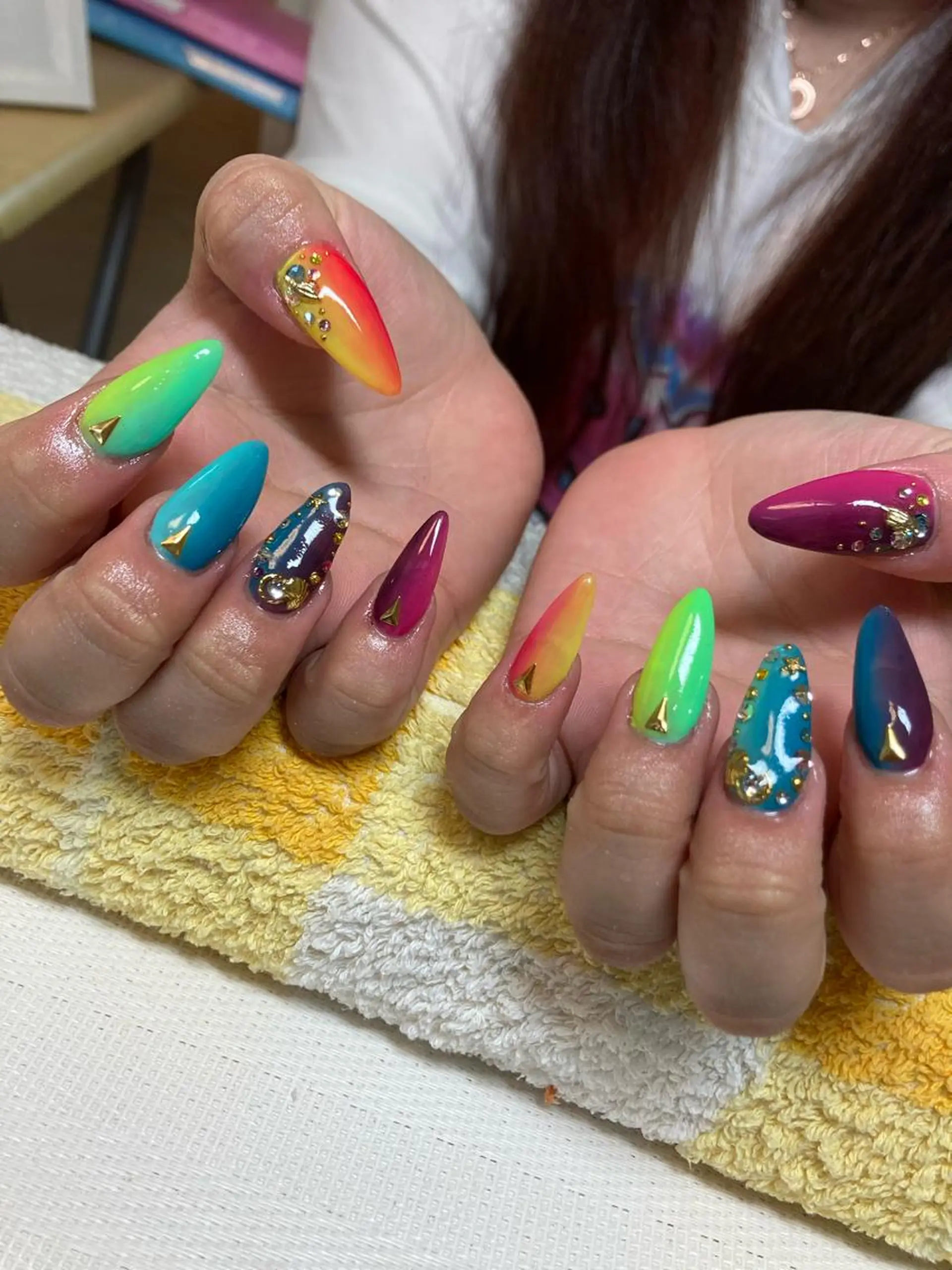 ネイル ハンドネイル rukianail 新里のネイルデザイン