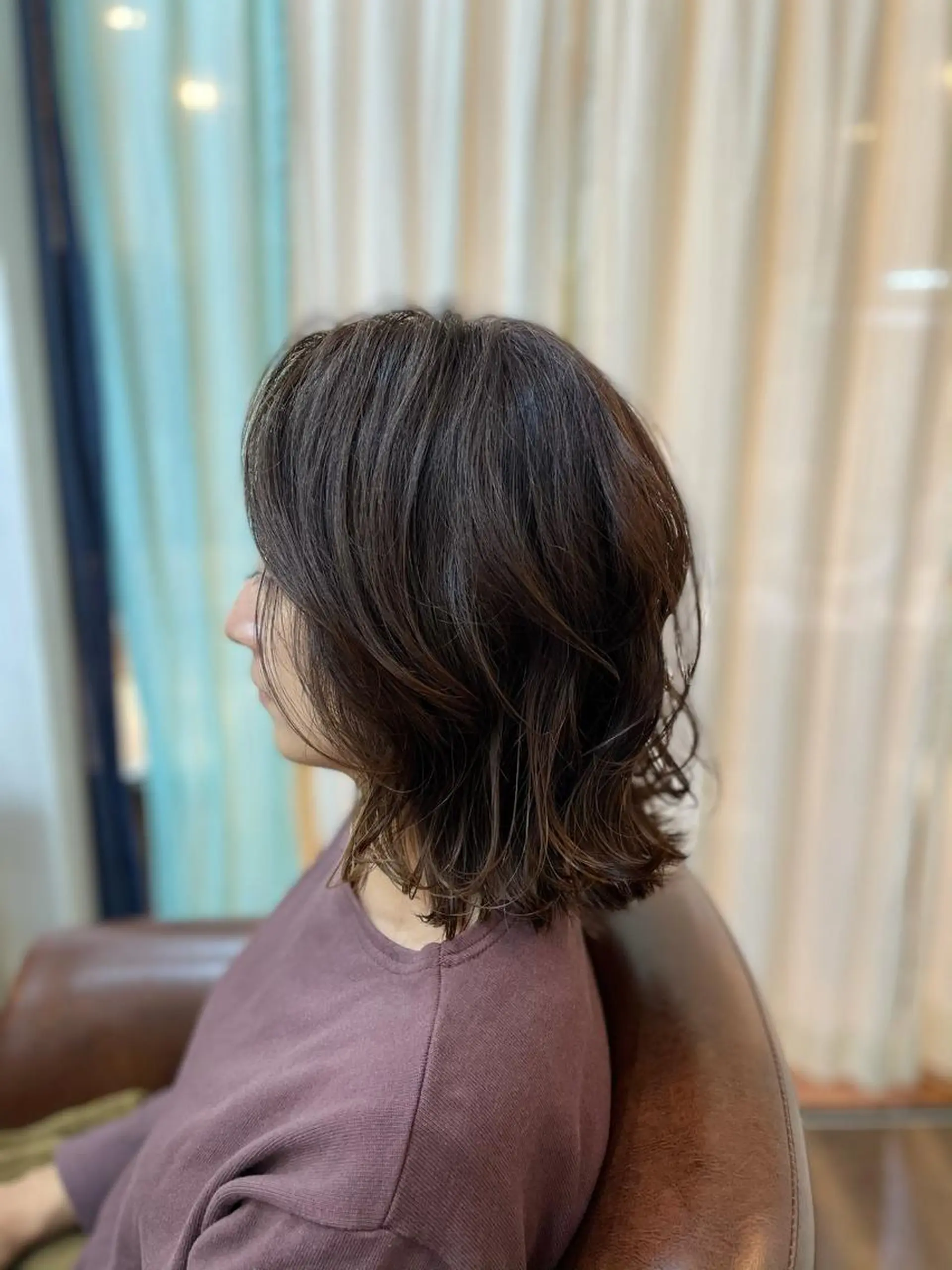 ミディアム カラー カット ヘアカラー 🌈elua yukaのヘアスタイル