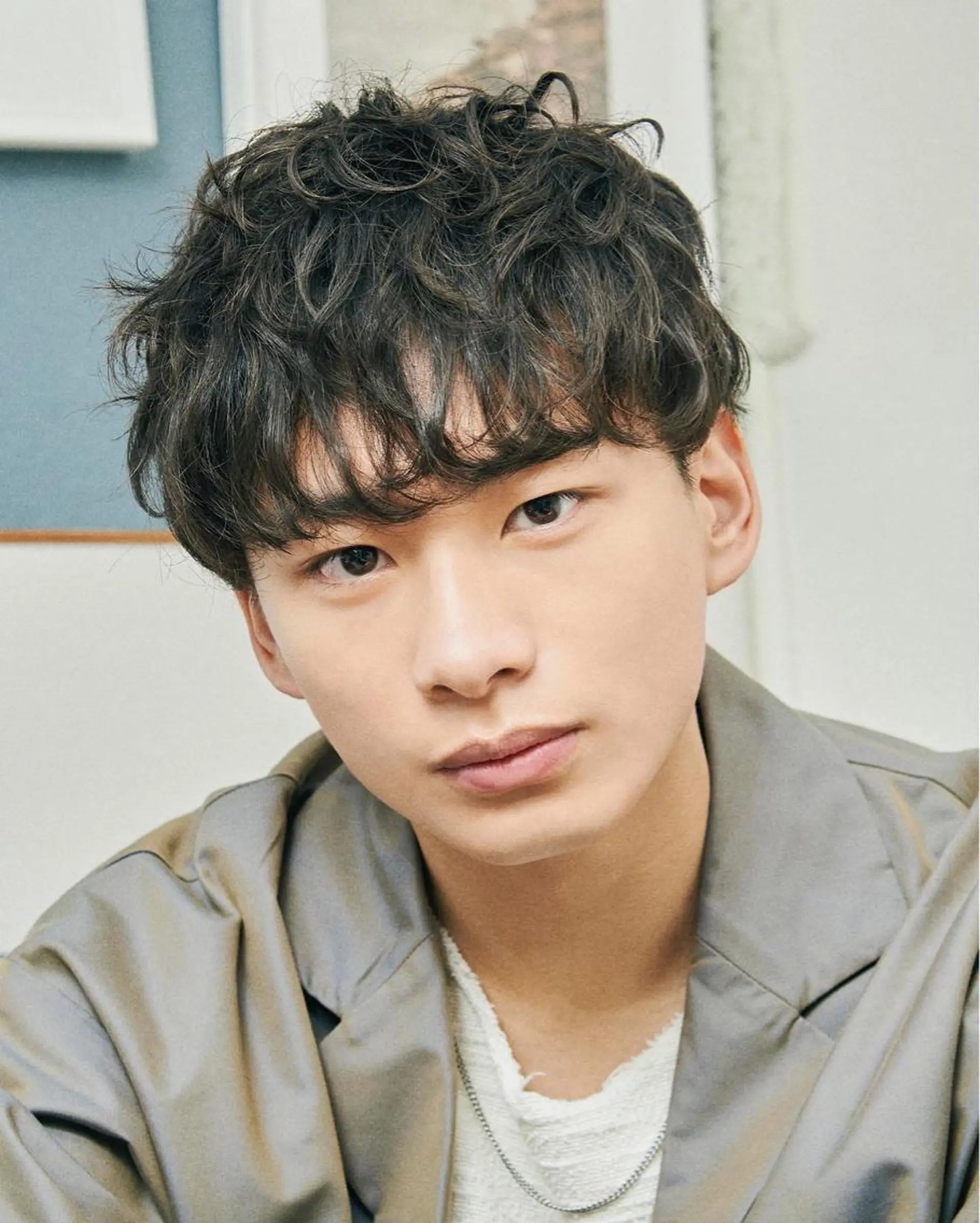 ショート パーマ メンズ メンズパーマ スパイラルパーマ メンズ専門美容師✂︎ 大庭勝己のヘアスタイル