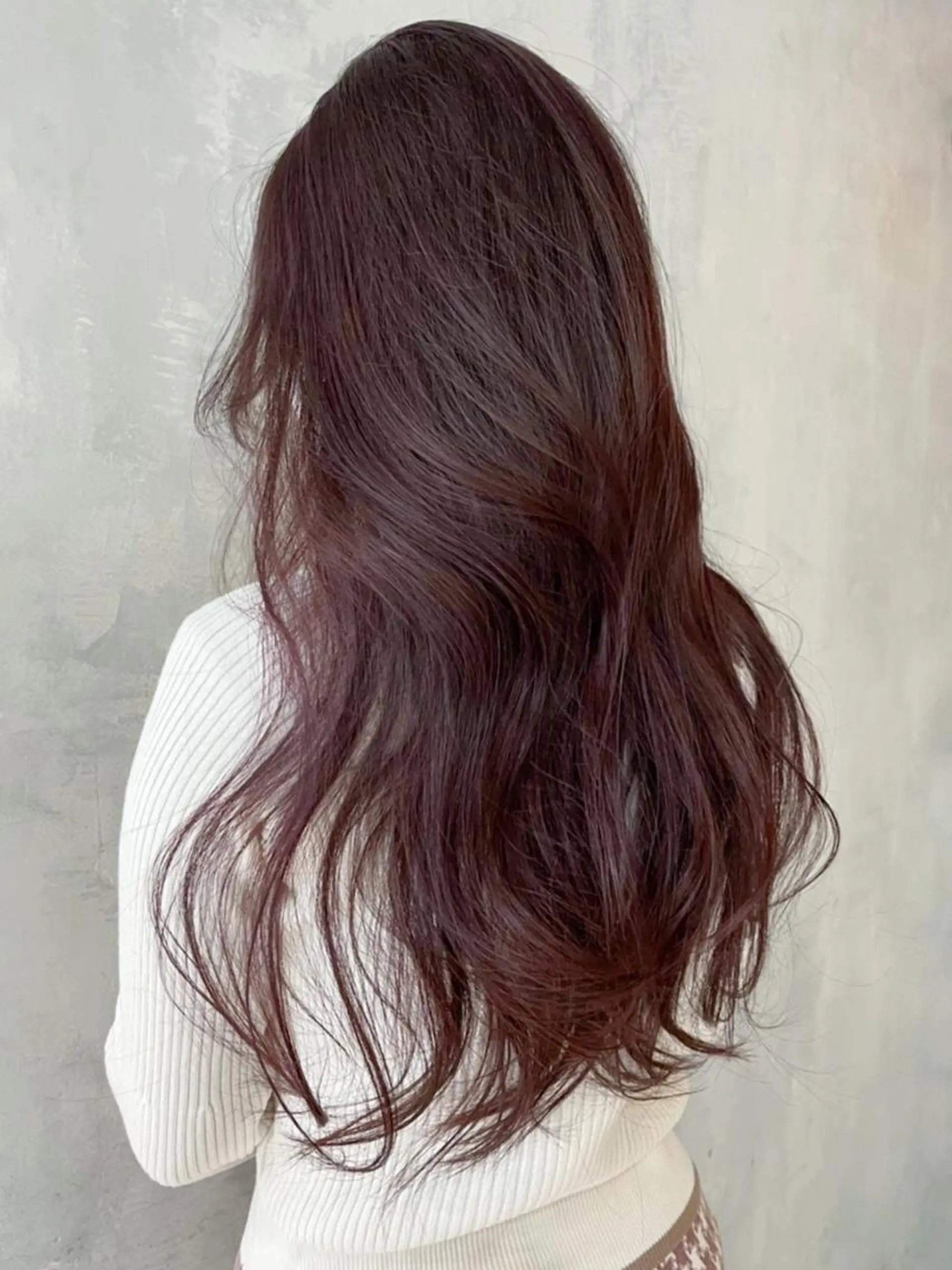 セミロング カラー パーマ ヘアアレンジ レッドカラー レイヤーカット カット ヘアカラー トリートメント ITbyALBUM 藤沢店のヘアスタイル