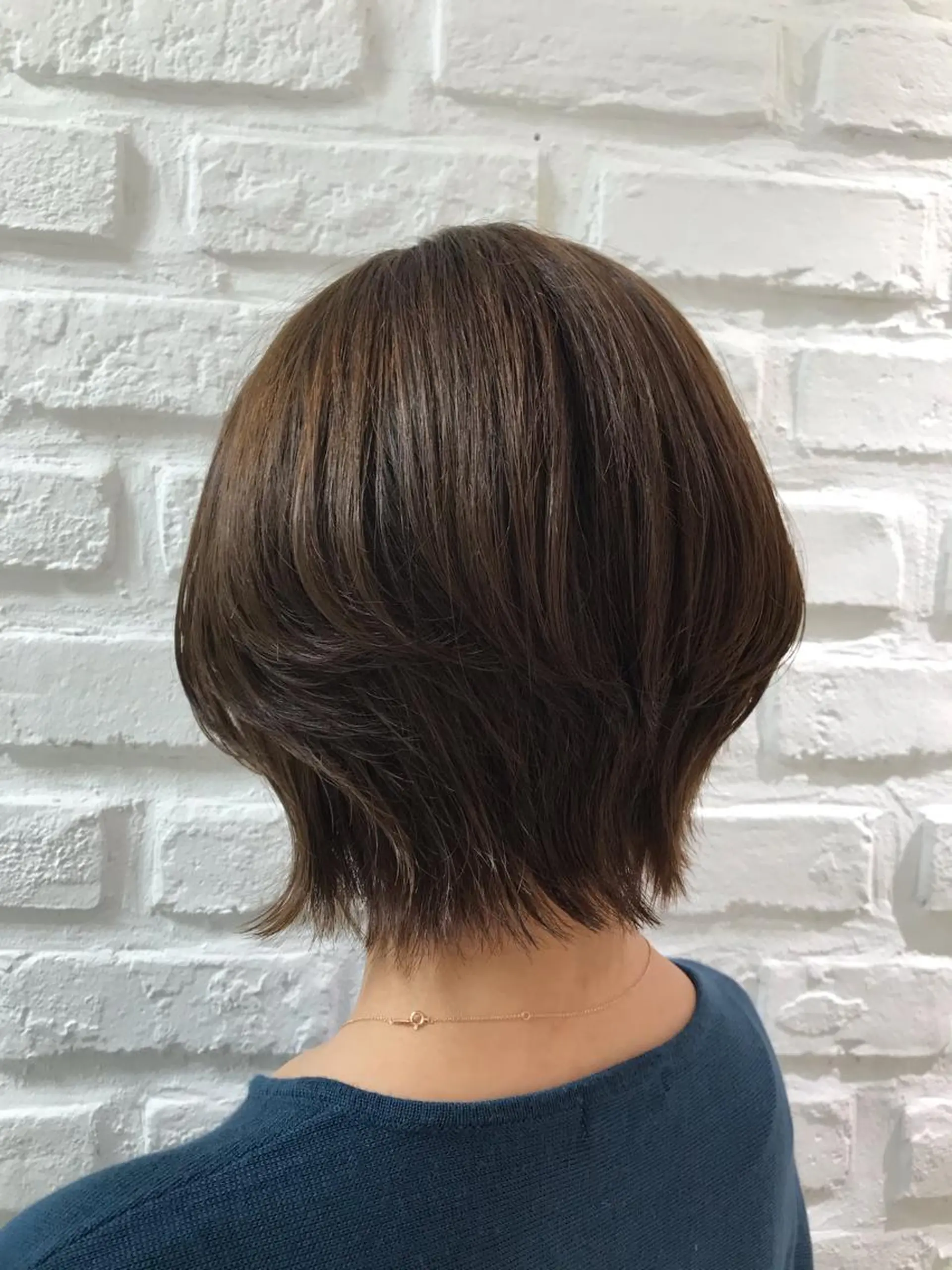 ショート くびれヘア ショートヘア 外ハネヘア 【暖色カラー特化】 中山由梨のヘアスタイル