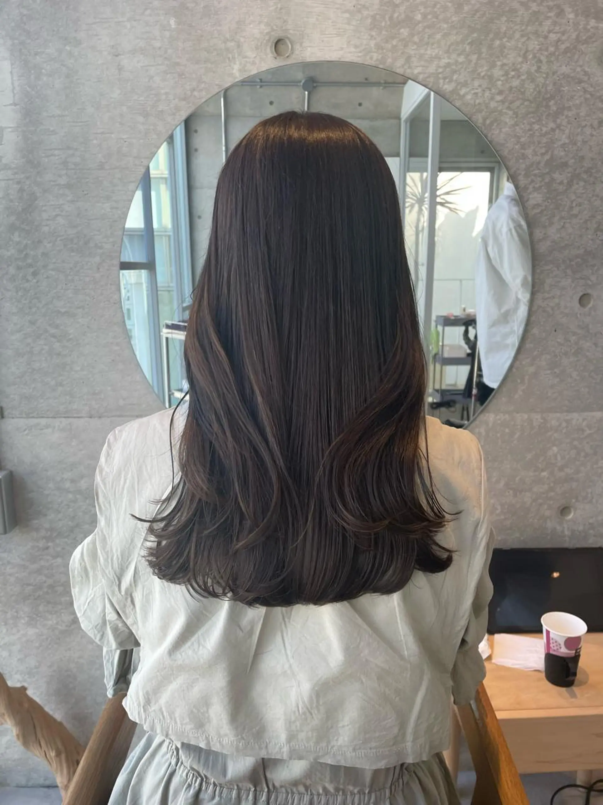 ロング カラー ベージュカラー レイヤーカット🎀 kanaのヘアスタイル