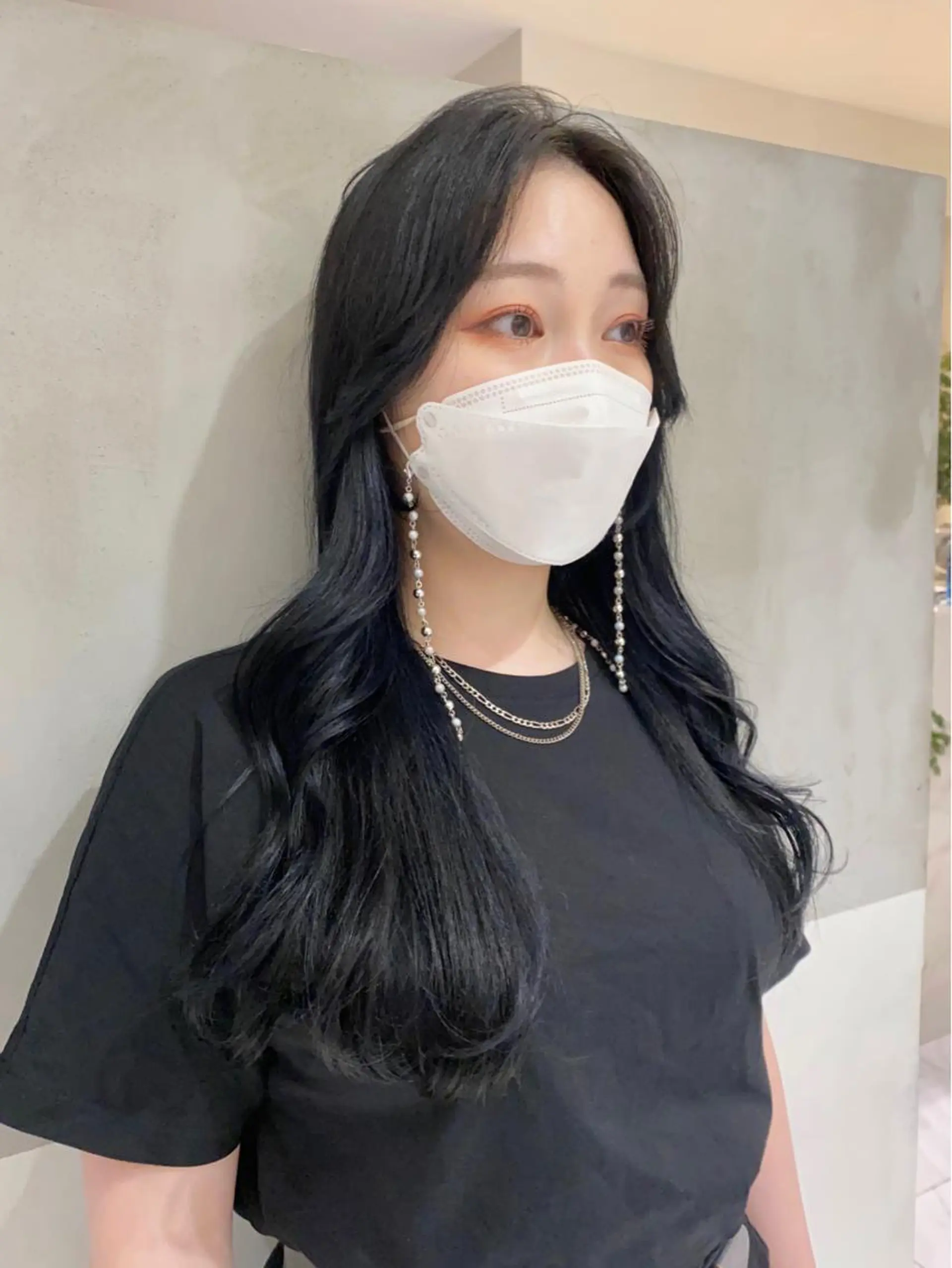 ロング カット ヘアカラー トリートメント ヘアセット 韓国レイヤーカット 🇰🇷mireiのヘアスタイル