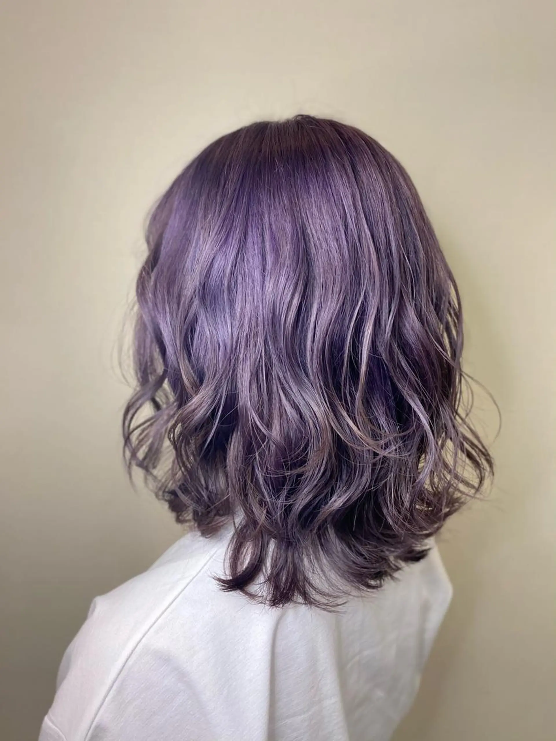 ミディアム ヘアカラー ゆぴ☾‪/推しカラー /ハイトーンのヘアスタイル