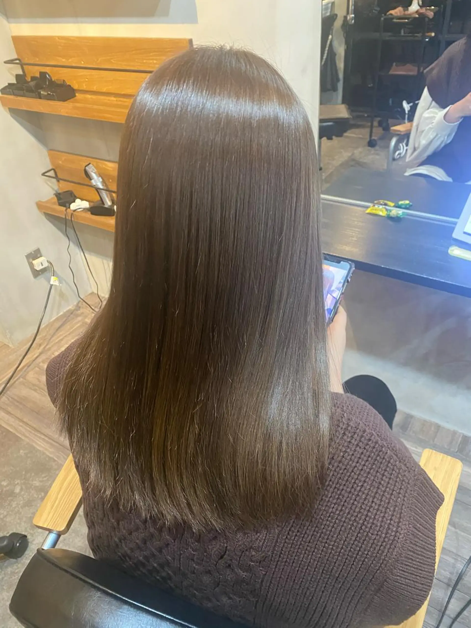 ロング カット ヘアカラー トリートメント sail所属・sail ミウのヘアスタイル