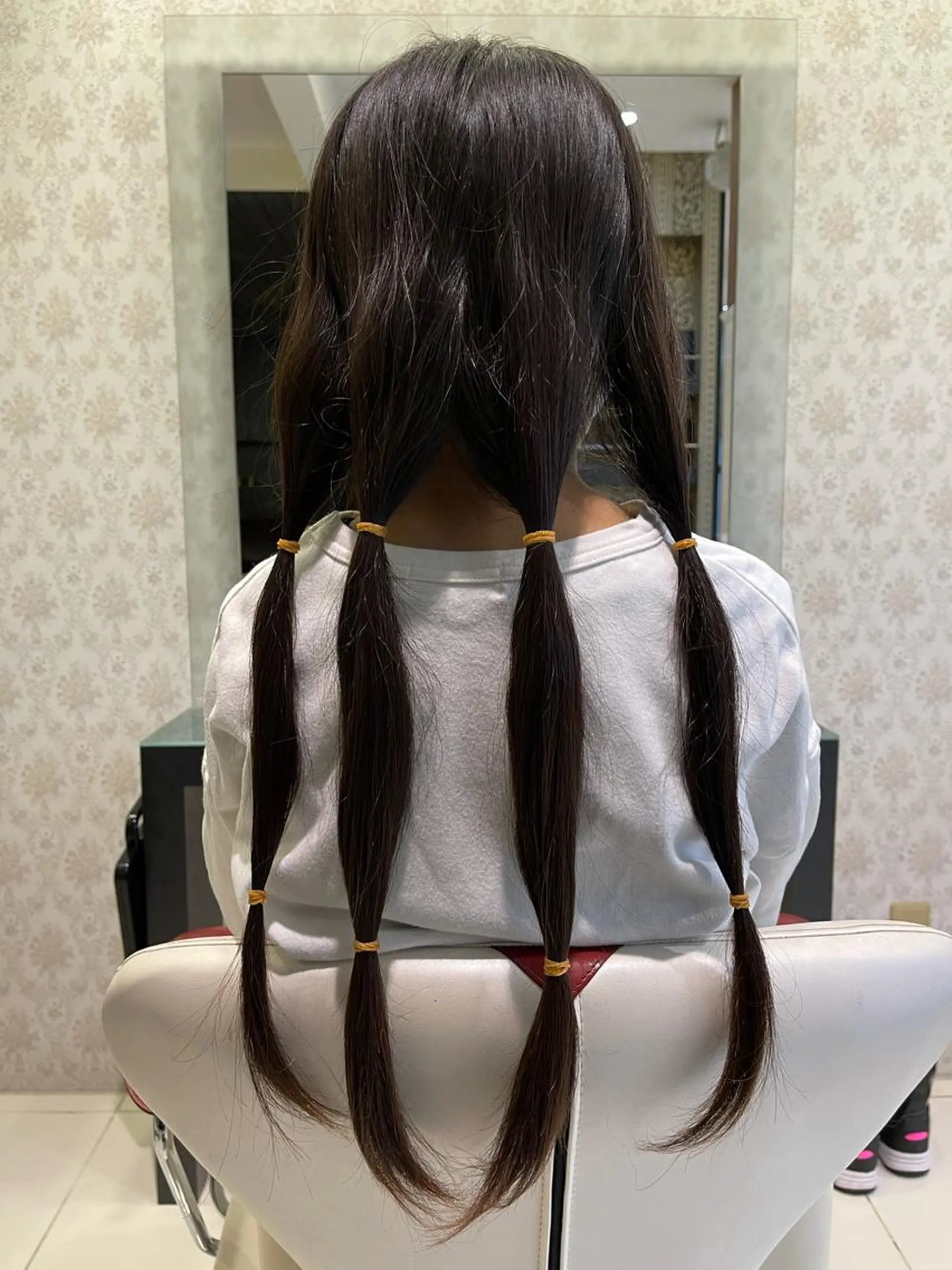 ロング キッズ カット 杉田 一浩のヘアスタイル