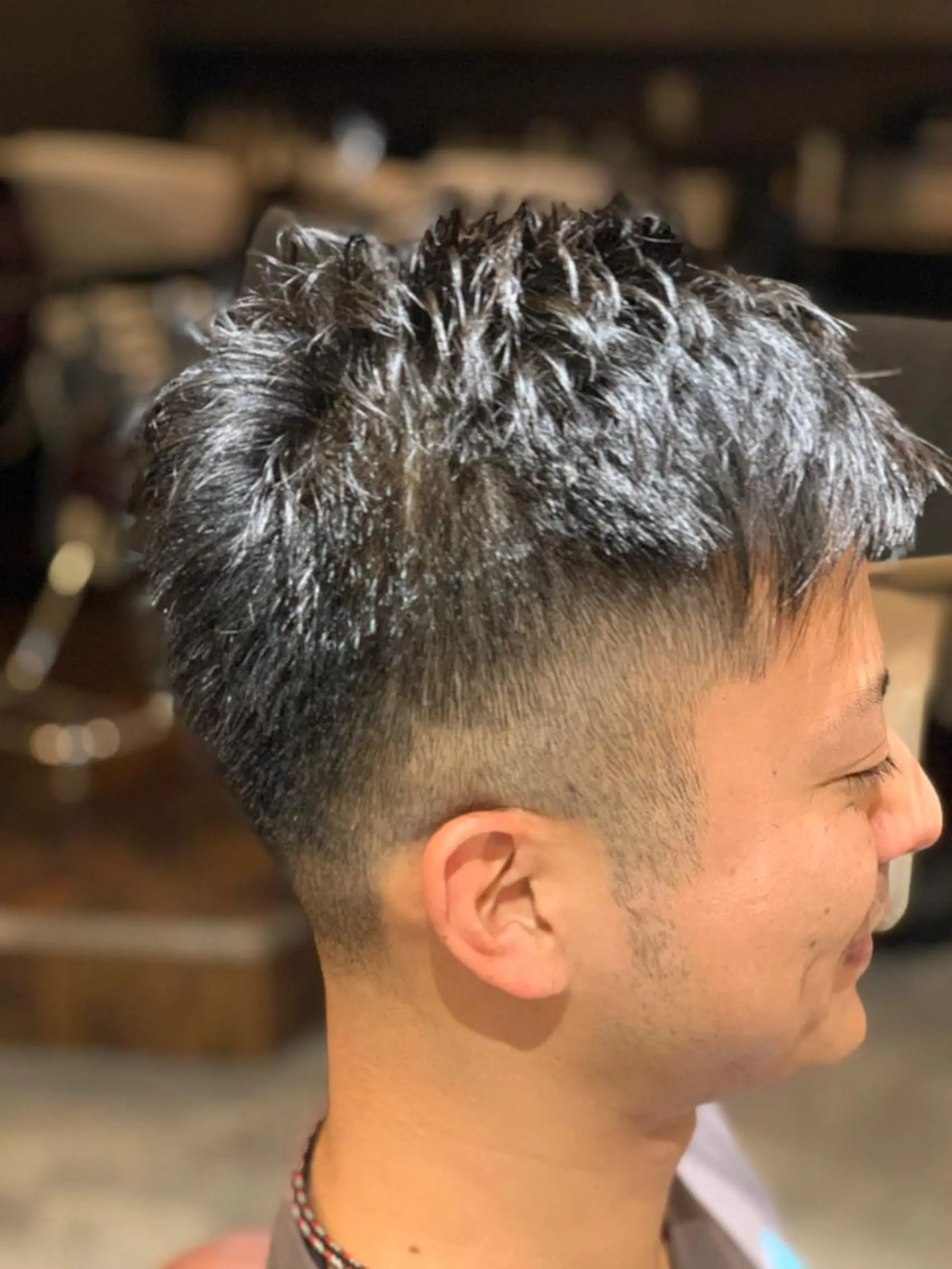 ショート メンズ フェードカット familiar BOND所属・佐々木陸斗 ショート&メンズのヘアスタイル