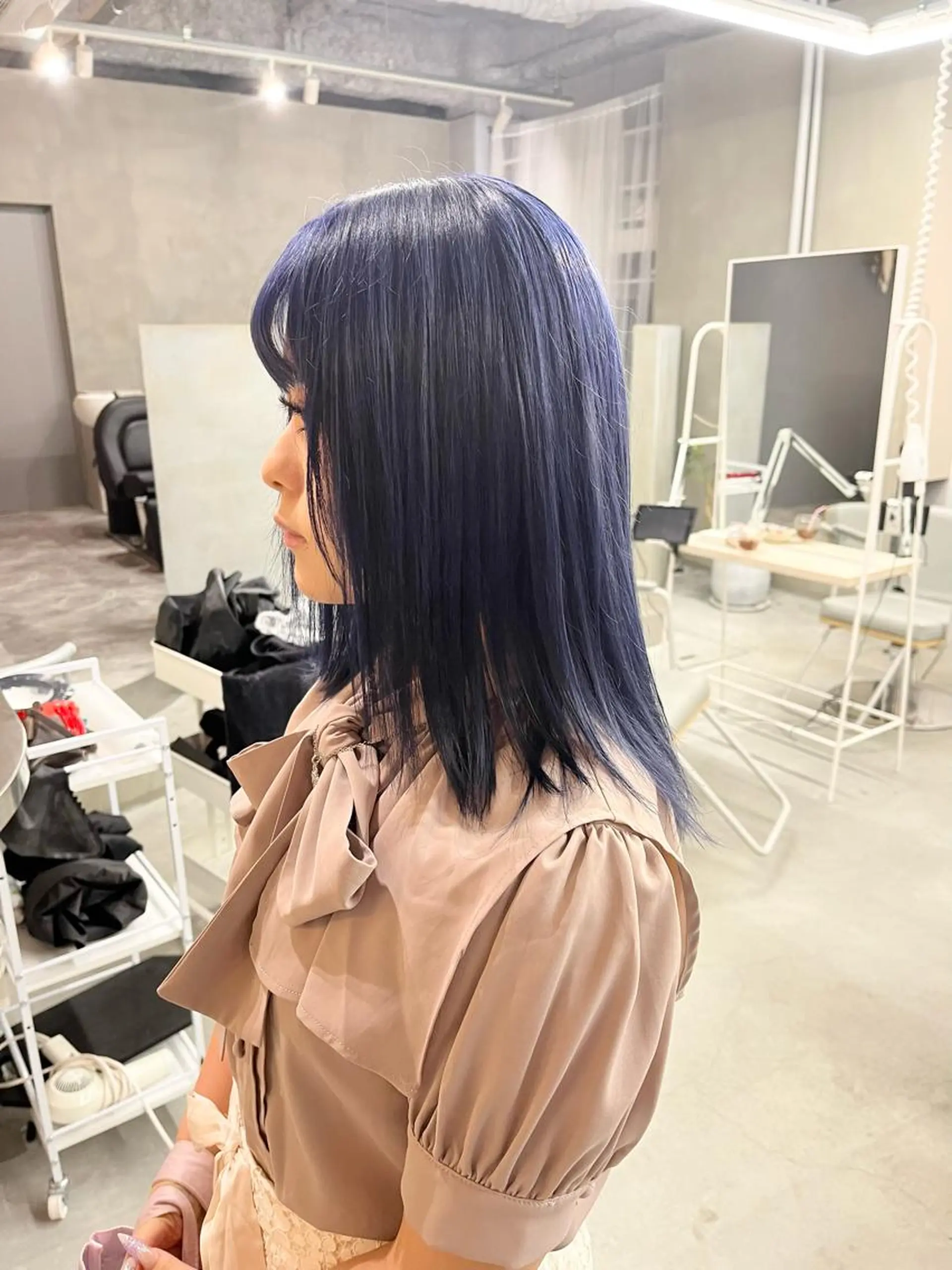 ミディアム カラー ヘアカラー qulim所属・前橋 姫奈のヘアスタイル