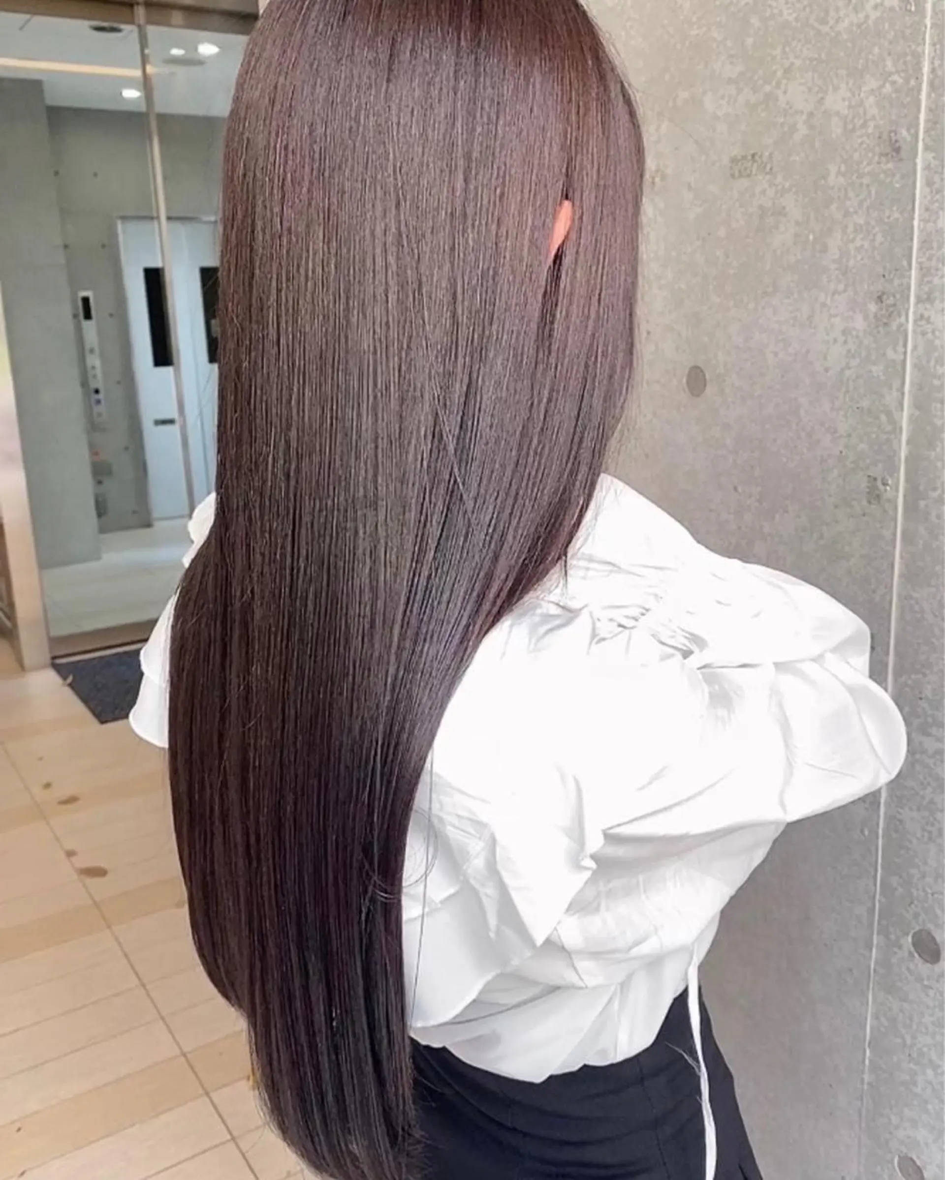 ロング カラー パーマ ヘアカラー トリートメント 完全美髪特化 髪質改善/島　悠輔のヘアスタイル