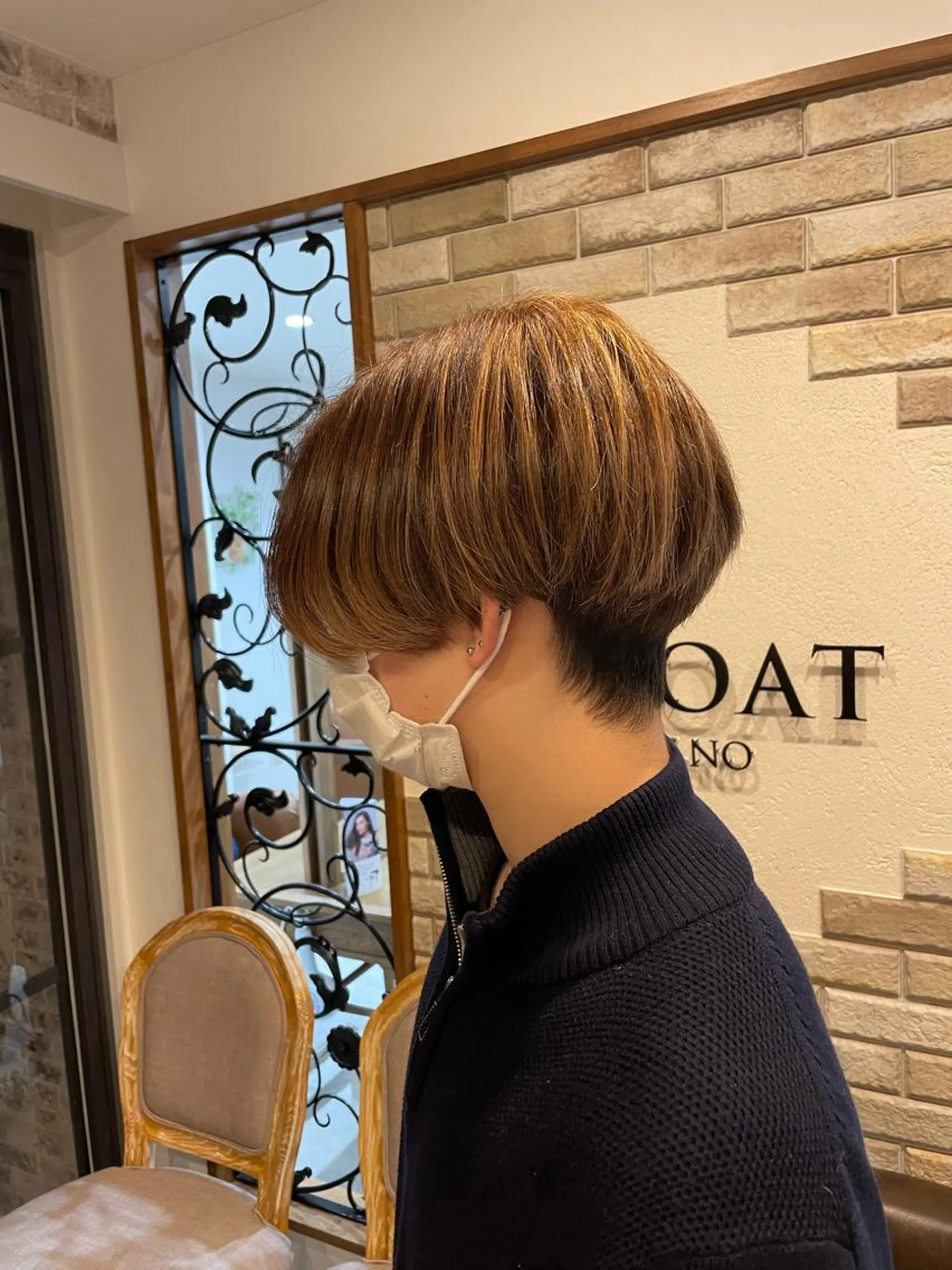 カラー 角田 楓のヘアスタイル