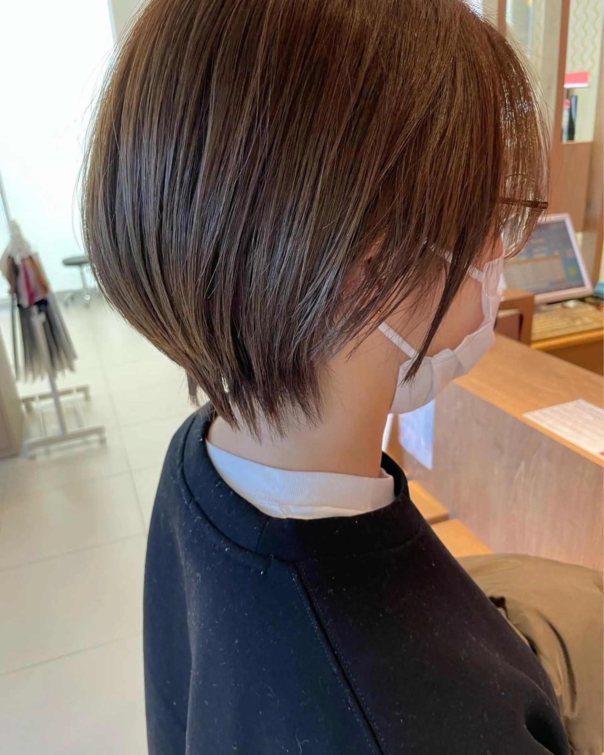 ショート カラー ショートボブ ボブ ショートヘア 鶴岡で縮毛矯正なら お任せ！ハヤシナオミのヘアスタイル