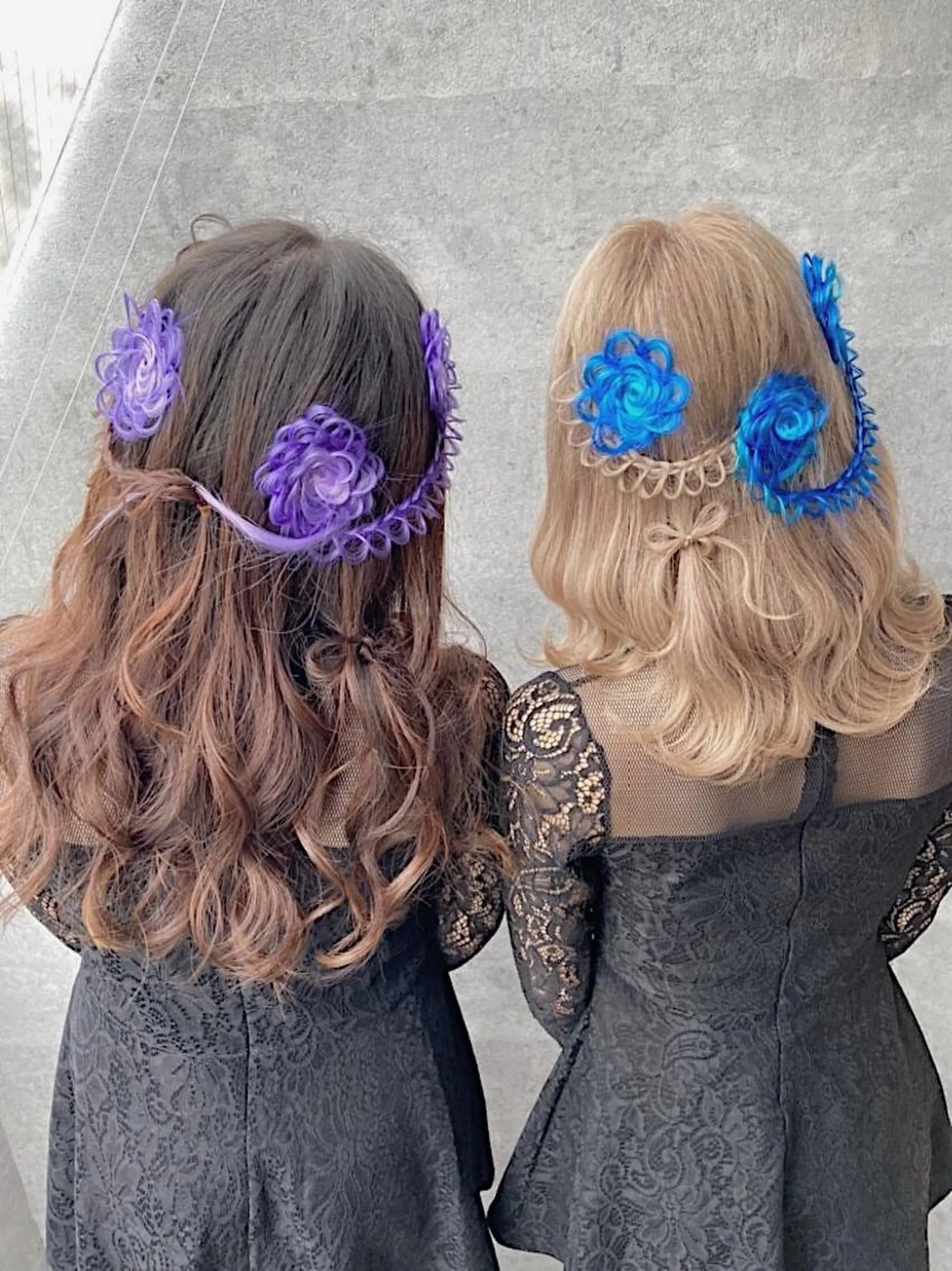 セミロング アワ ダイキのヘアスタイル
