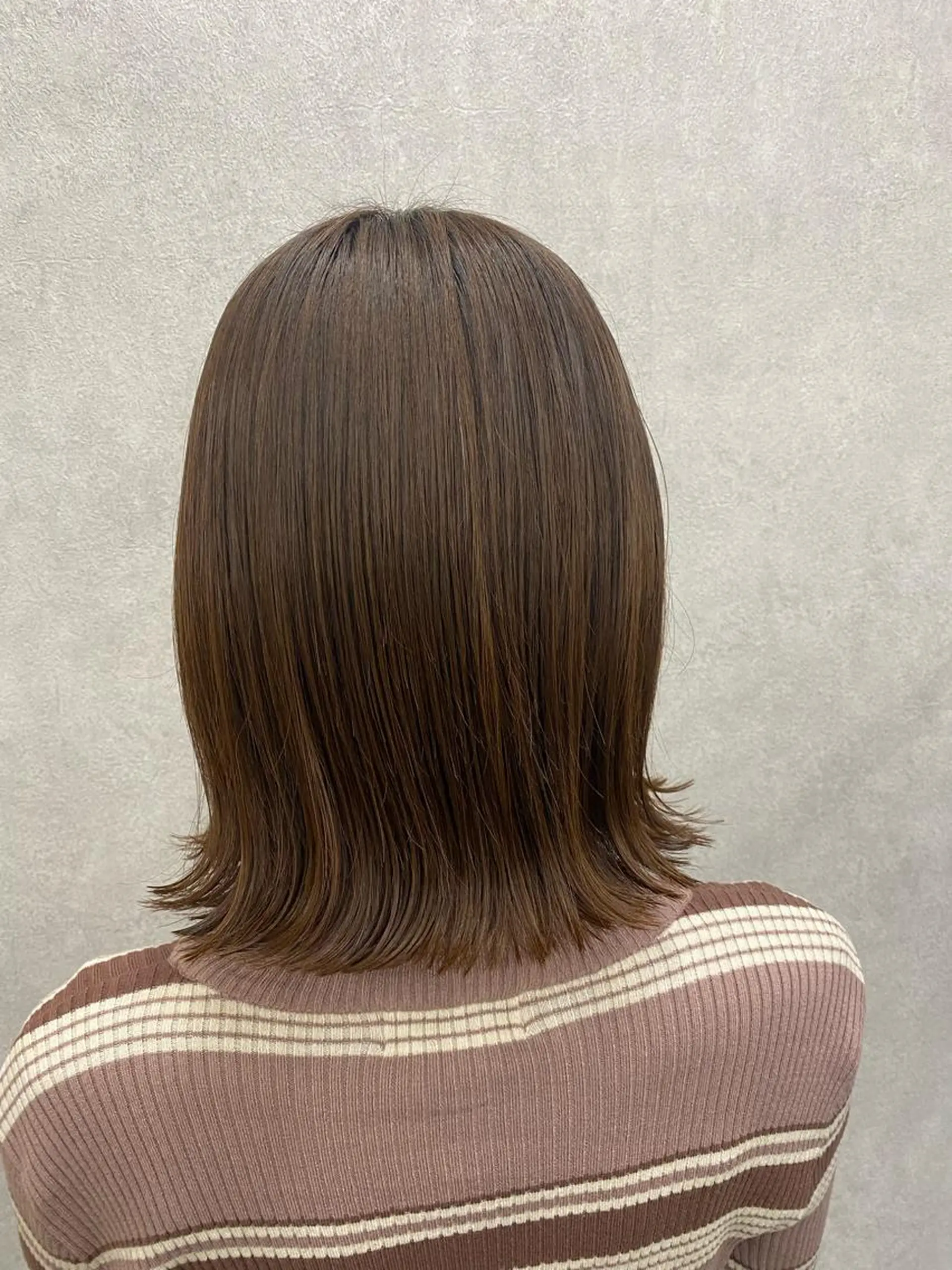 ミディアム カラー ボブ カット ヘアカラー トリートメント tetote天王寺店所属・SHOTA 大人ショートのヘアスタイル