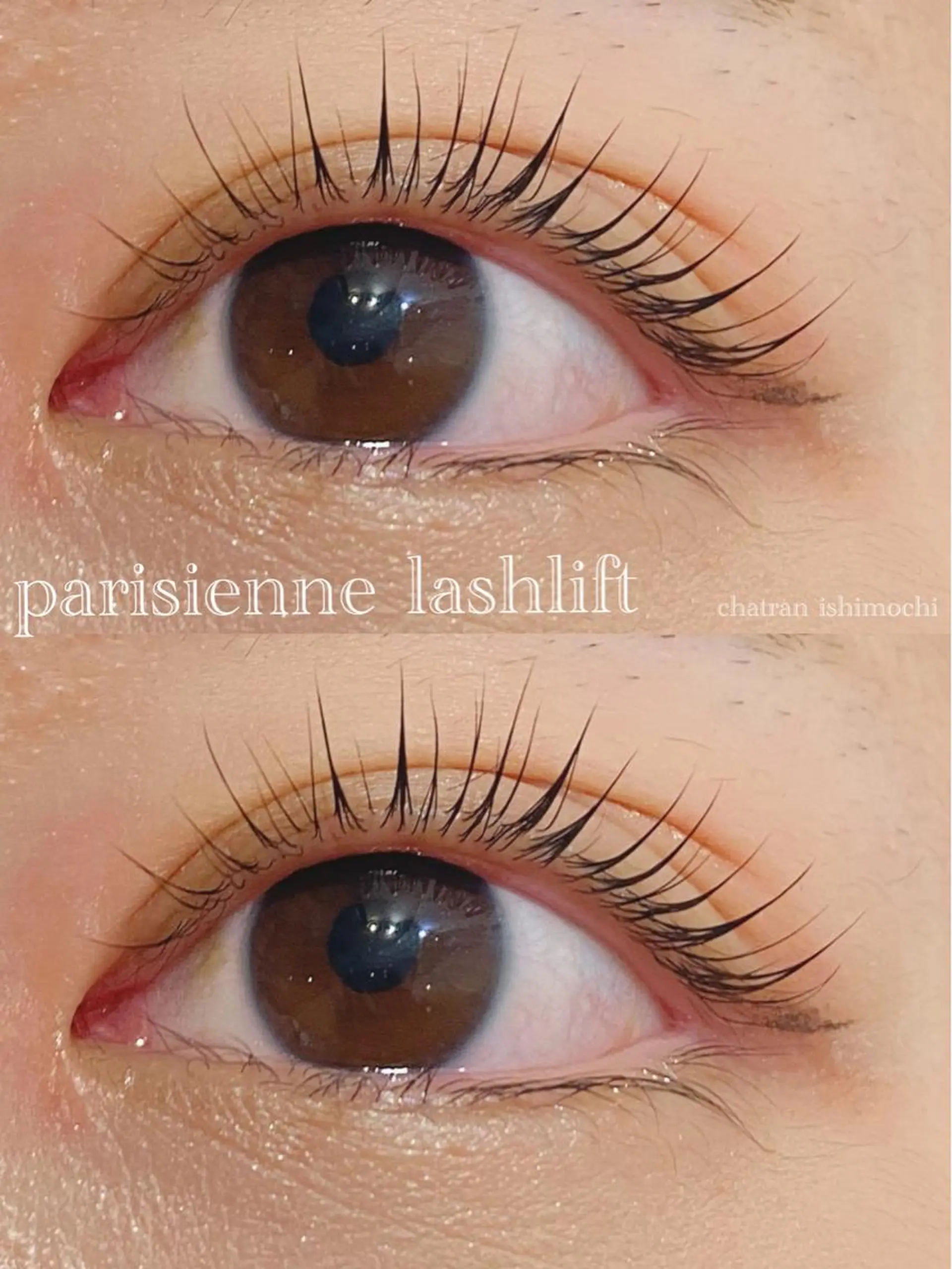 マツエク・マツパ パリジェンヌラッシュリフト マツパ chatran ishimochiのマツエク・マツパデザイン