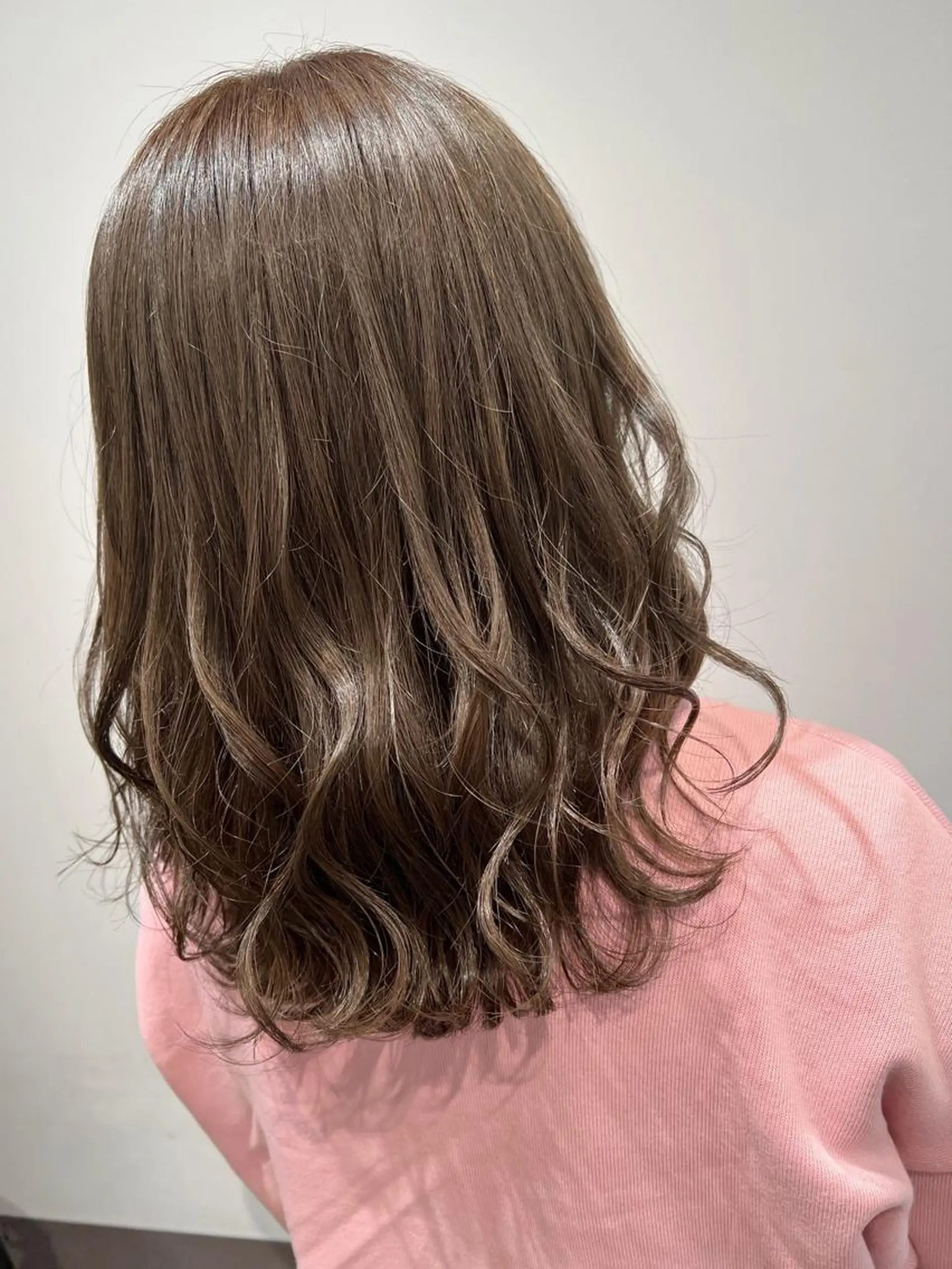 ミディアム カラー 透明感カラー オレンジ ヘアカラー トリートメント 新宿color🐝 AYAKA🌈💖のヘアスタイル