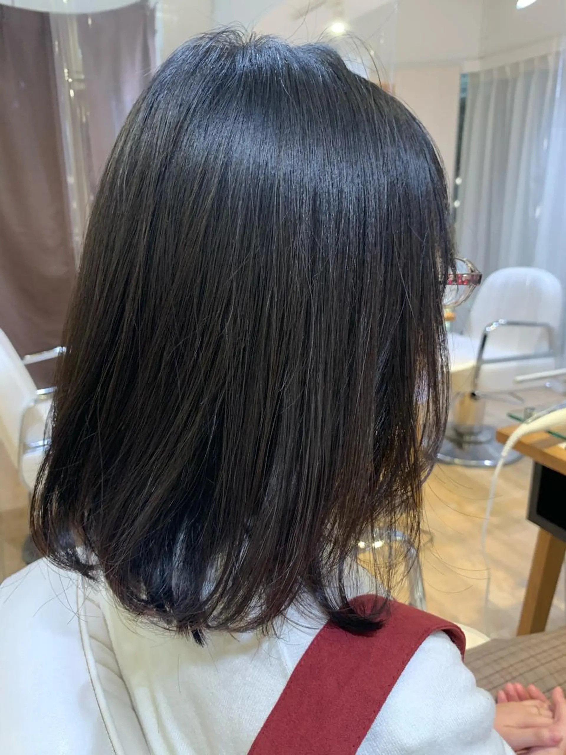 ミディアム ボブ ✨カラー支持No.1 🧸ワキ カナコ🧸のヘアスタイル