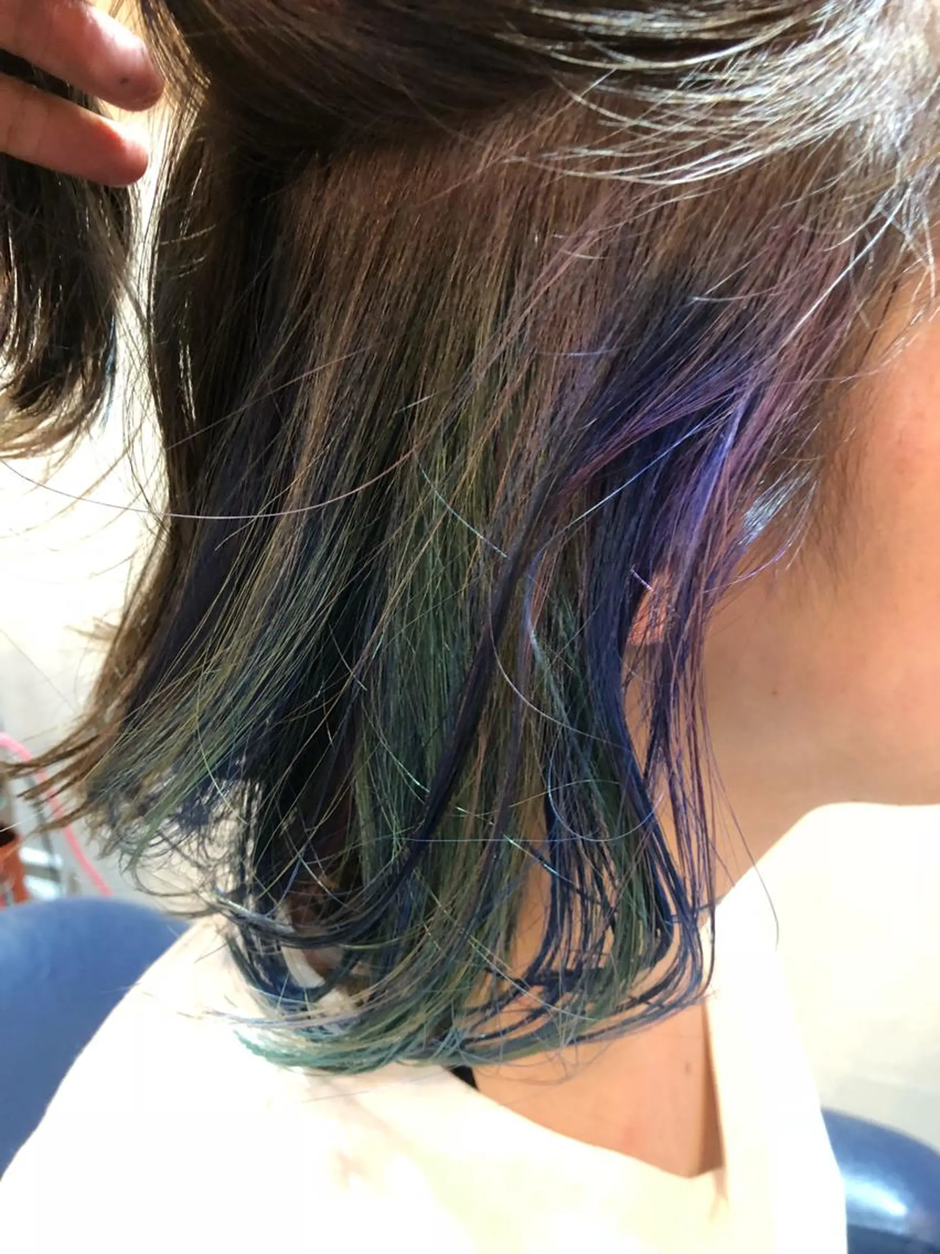 ミディアム カラー ユニコーンカラー カット ヘアカラー トリートメント 原宿サロン代表 デザインカラー伊藤卓のヘアスタイル