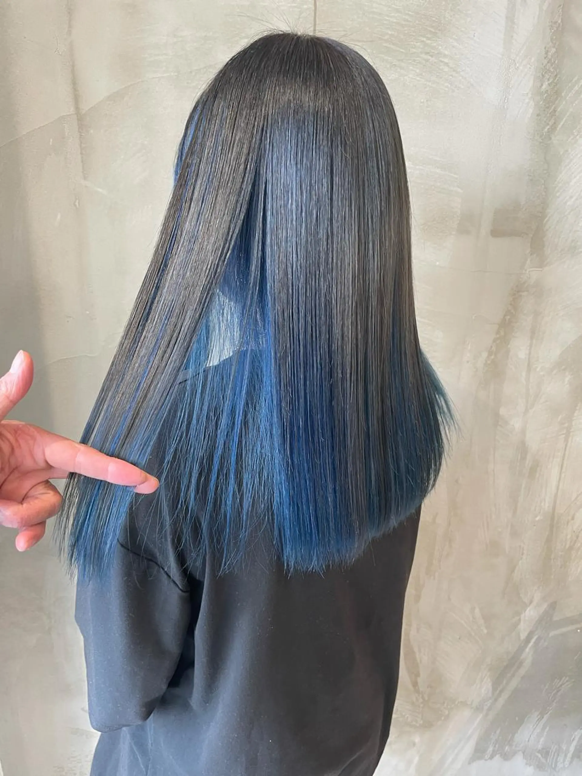 ロング カラー ill.所属・ill［イル］大須 ダブルカラー髪質改善のヘアスタイル