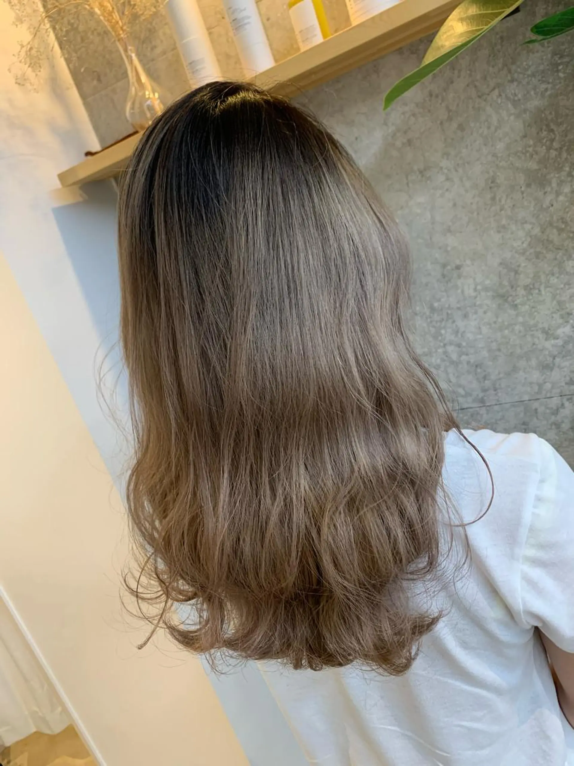 ロング カラー ヘアカラー トリートメント 天野 開のヘアスタイル