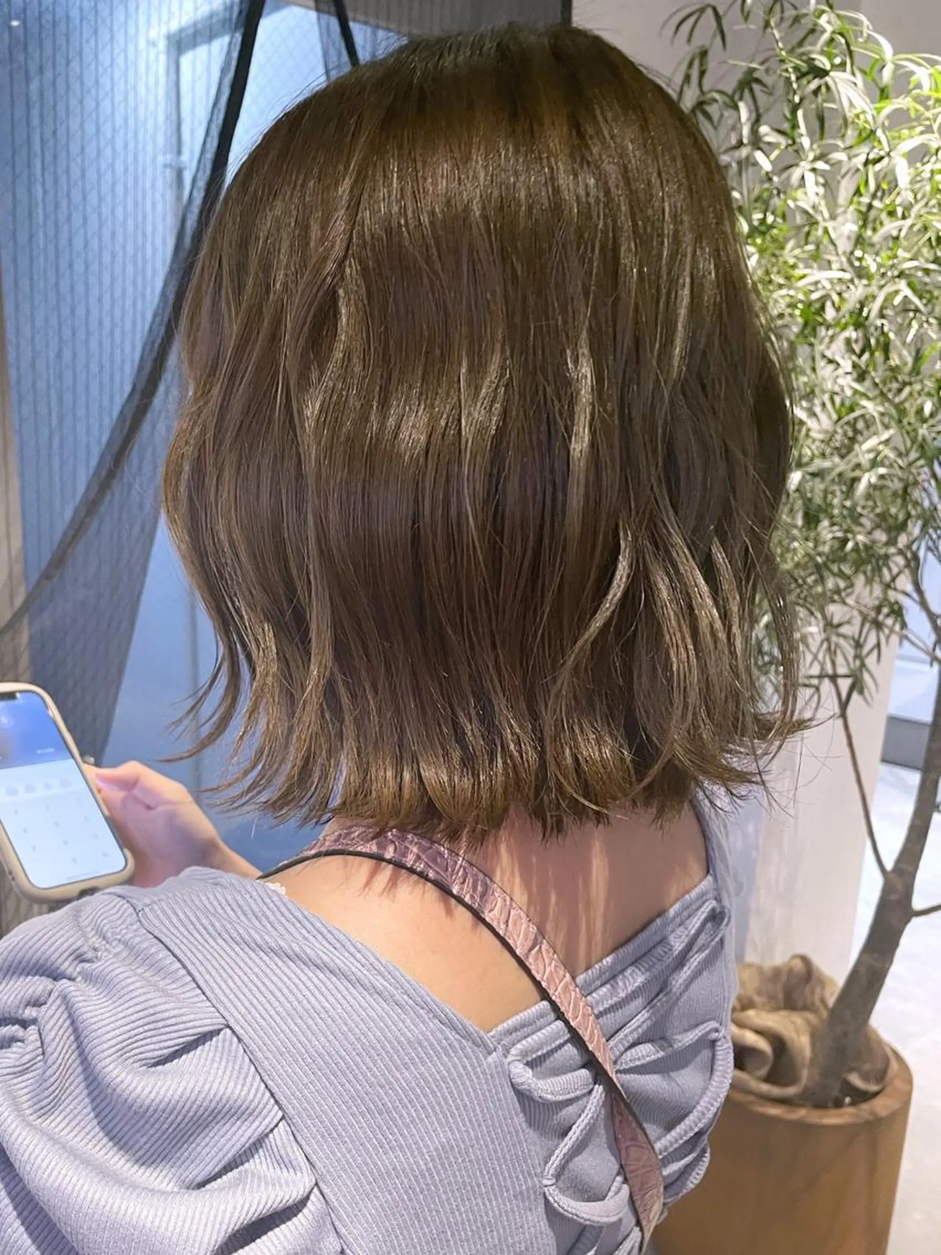 ショート カラー レイヤー/髪質改善カ ラ-🤍津田奈々美‎のヘアスタイル