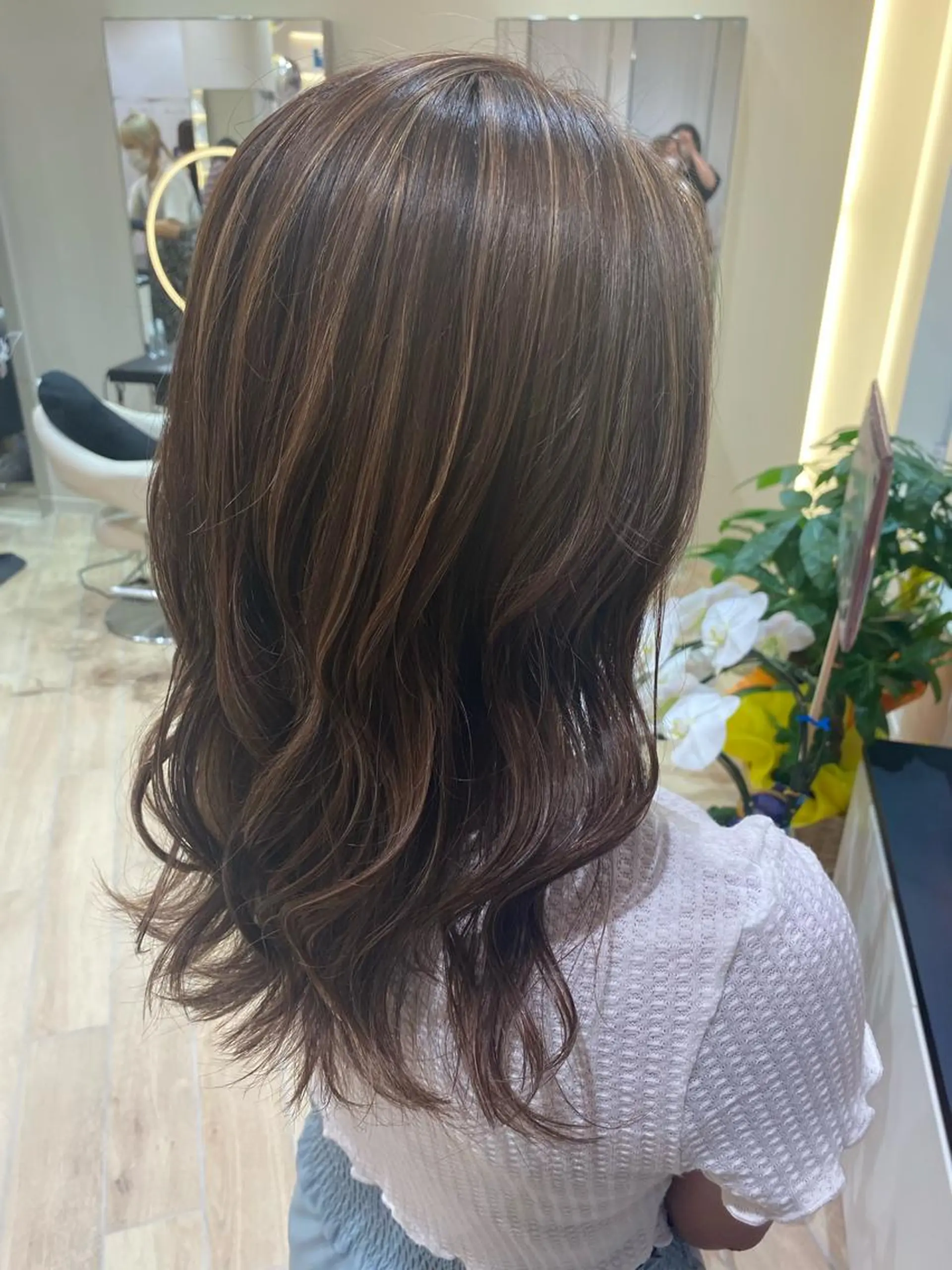ロング カラー ハイライトカラー ハイライト ヘアカラー 個性派/ブリーチ ＊ほのかのヘアスタイル