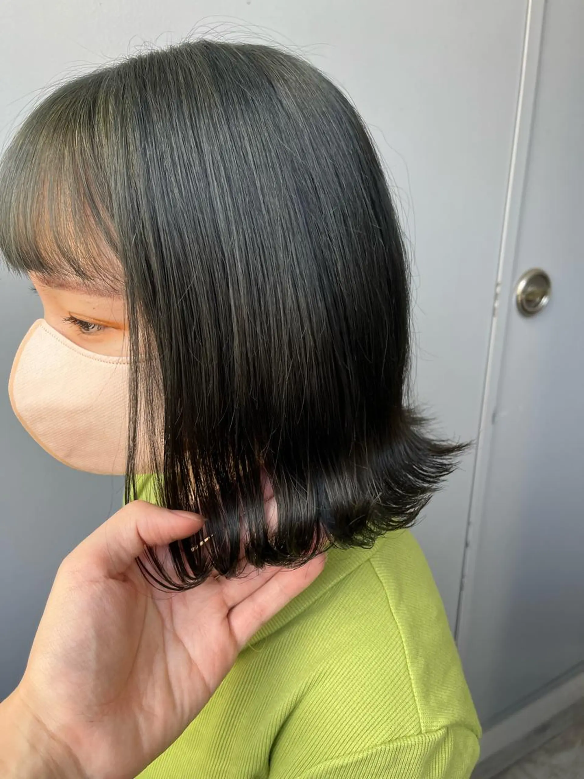 ミディアム ヘアカラー トリートメント ヘッドスパ ヘアセット I S所属・🌿透明感カラー 縮毛矯正✨かずきのヘアスタイル