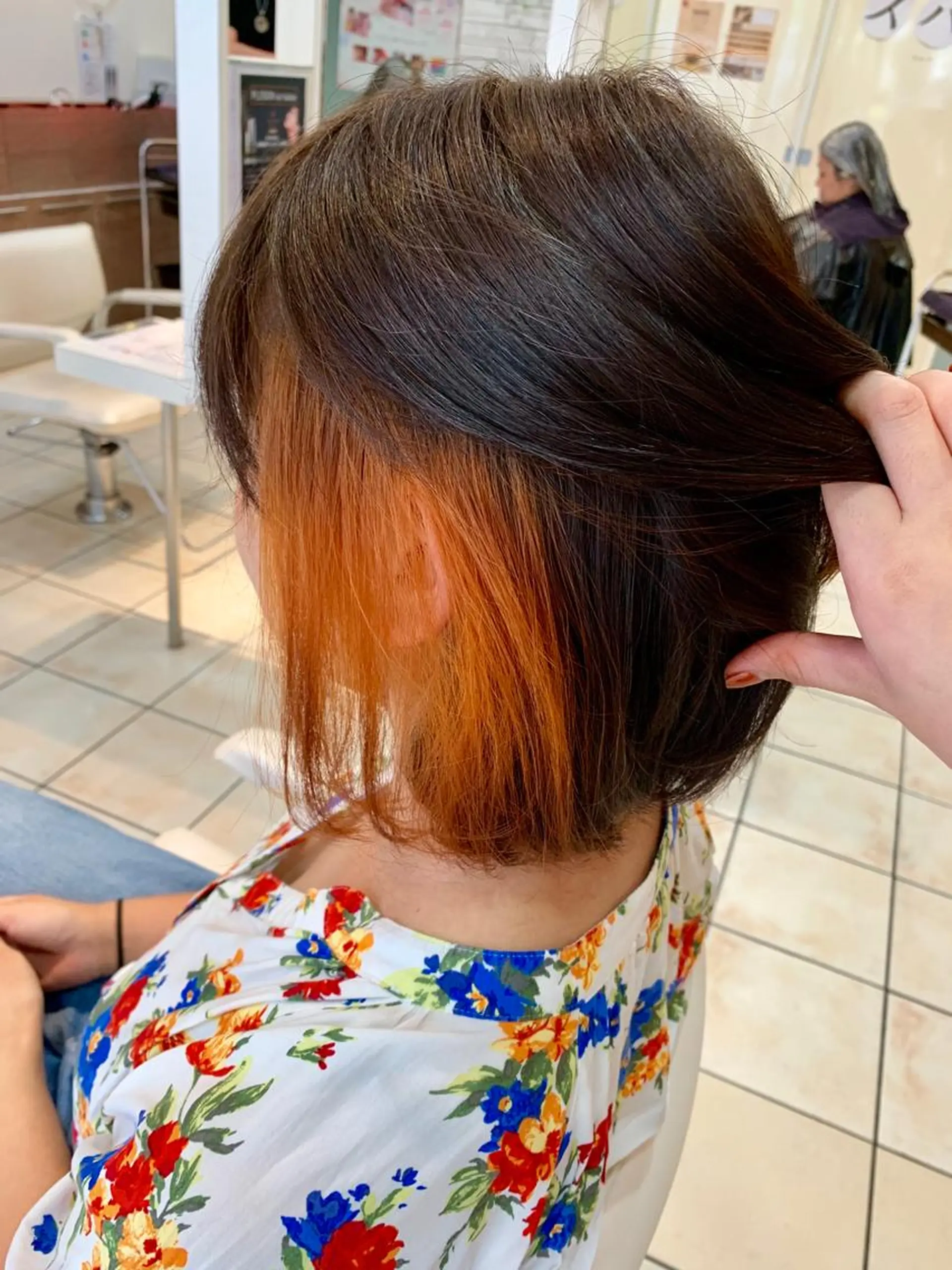 ミディアム カラー ヘアカラー 🪞髪質改善カラー× レイヤー河村真聖🪞のヘアスタイル