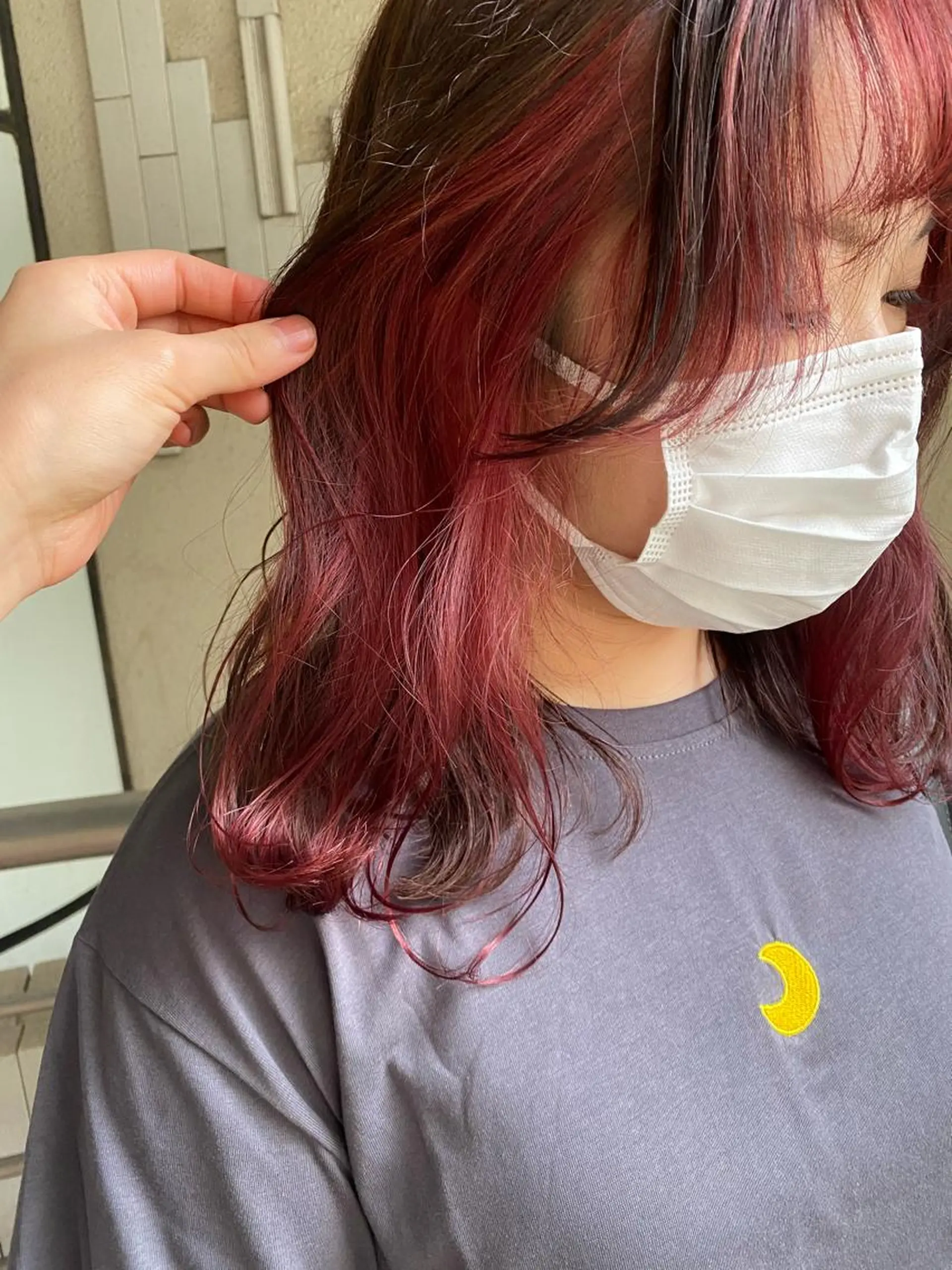 セミロング カラー カット ヘアカラー トリートメント ikeda shioriのヘアスタイル