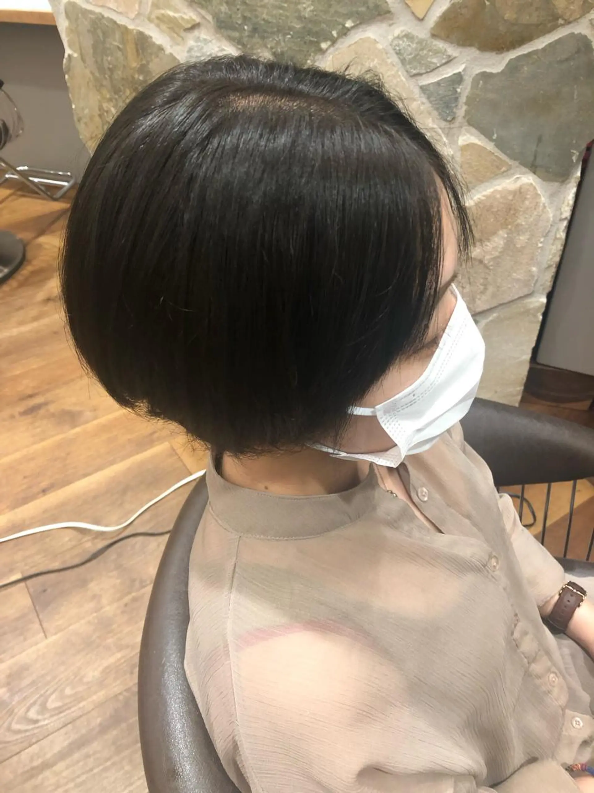 ショート カラー 黒髪 透明感カラー savoir　granmash所属・小野まさや /ショートカットのヘアスタイル