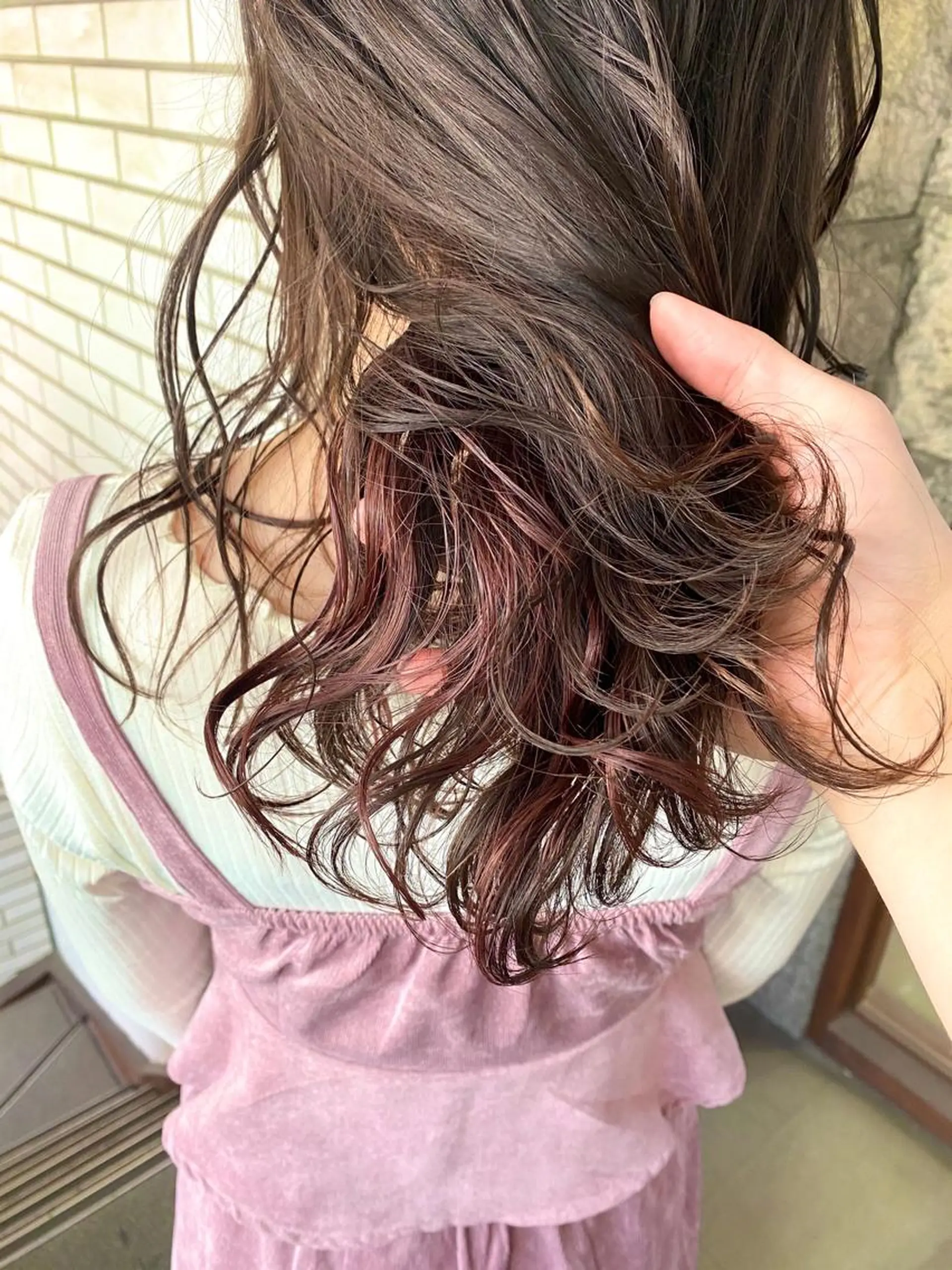セミロング ヘアカラー トリートメント 【PRIMAL】萩原 凌のヘアスタイル