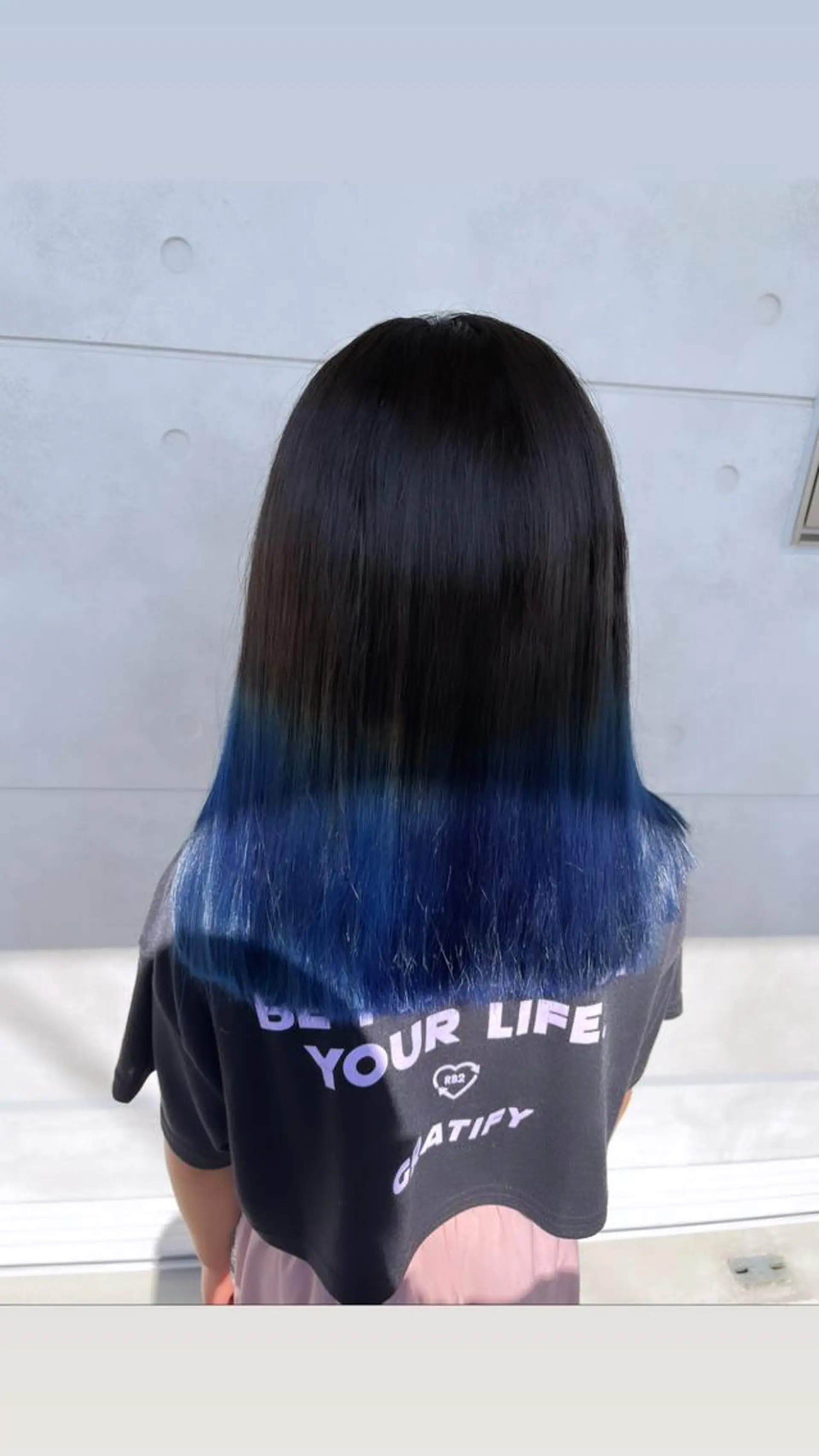 セミロング カラー ヘアアレンジ ヘアカラー トリートメント like みやびのヘアスタイル