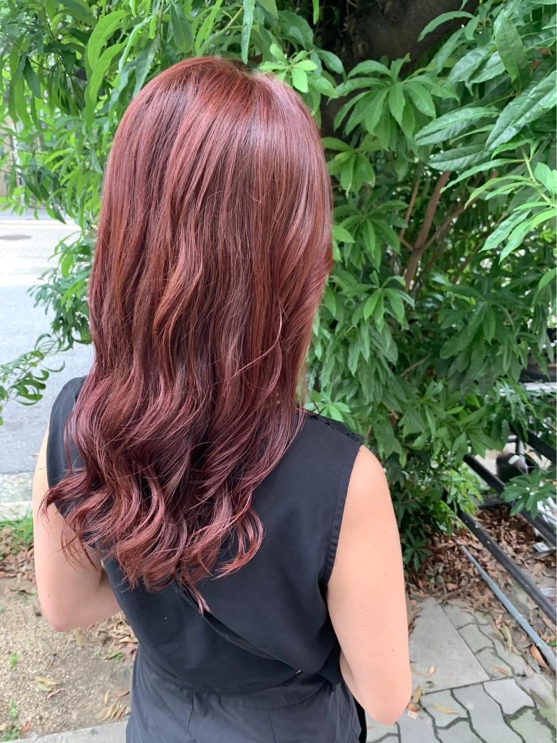ロング カラー 片平 帆香のヘアスタイル