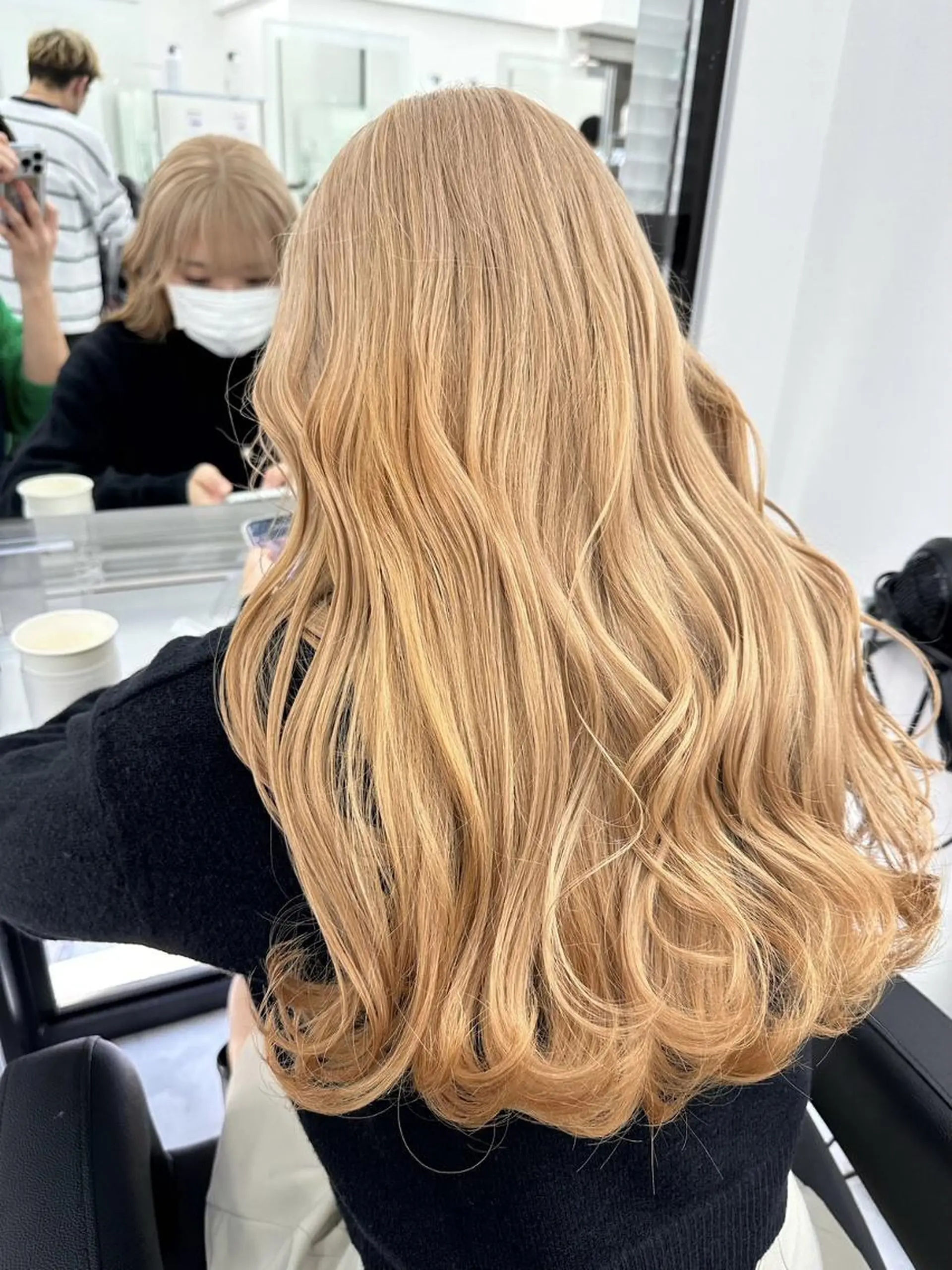 カラー 盛れる暖色カラー sayaka🎀のヘアスタイル