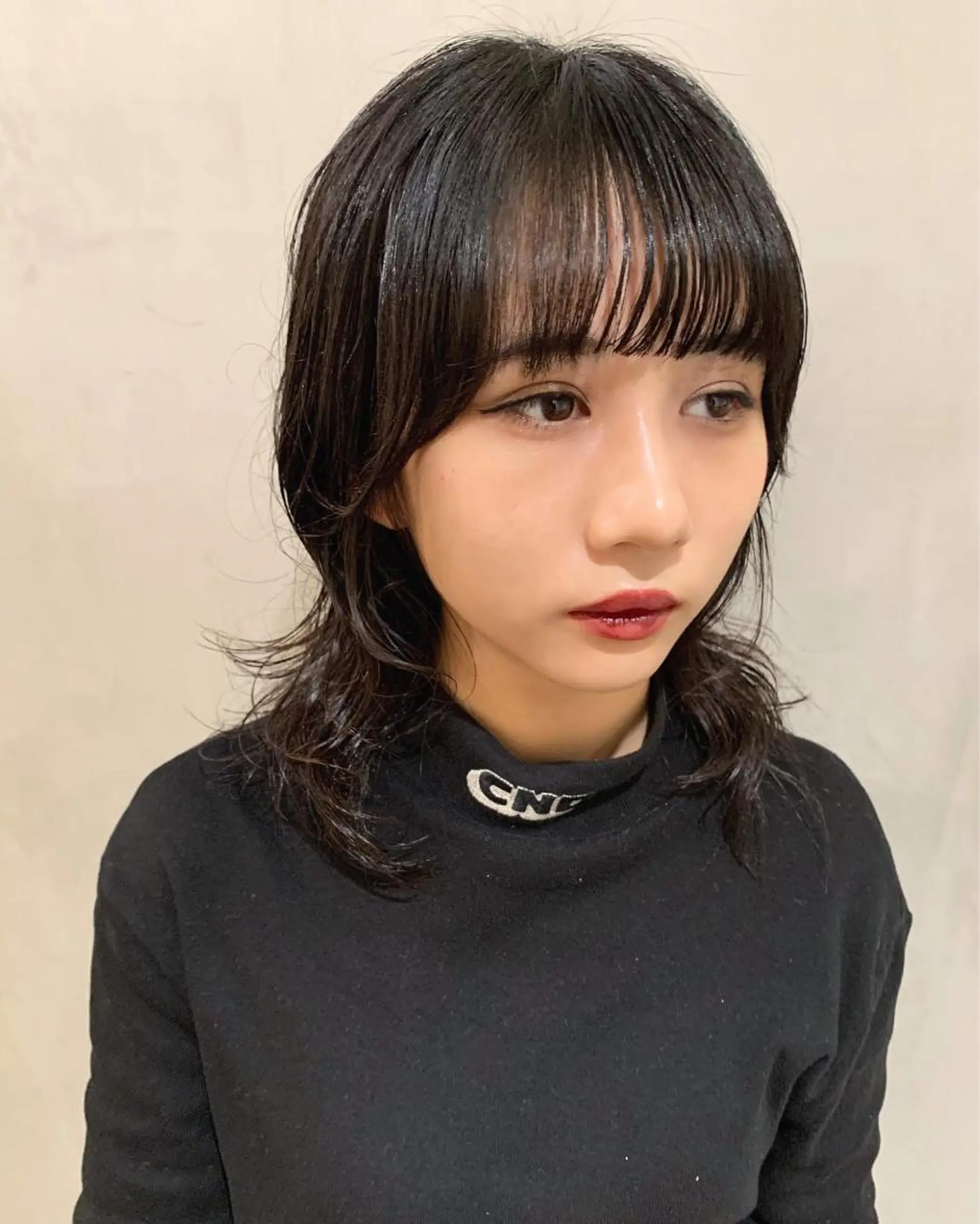 ミディアム カット トリートメント 優 作のヘアスタイル