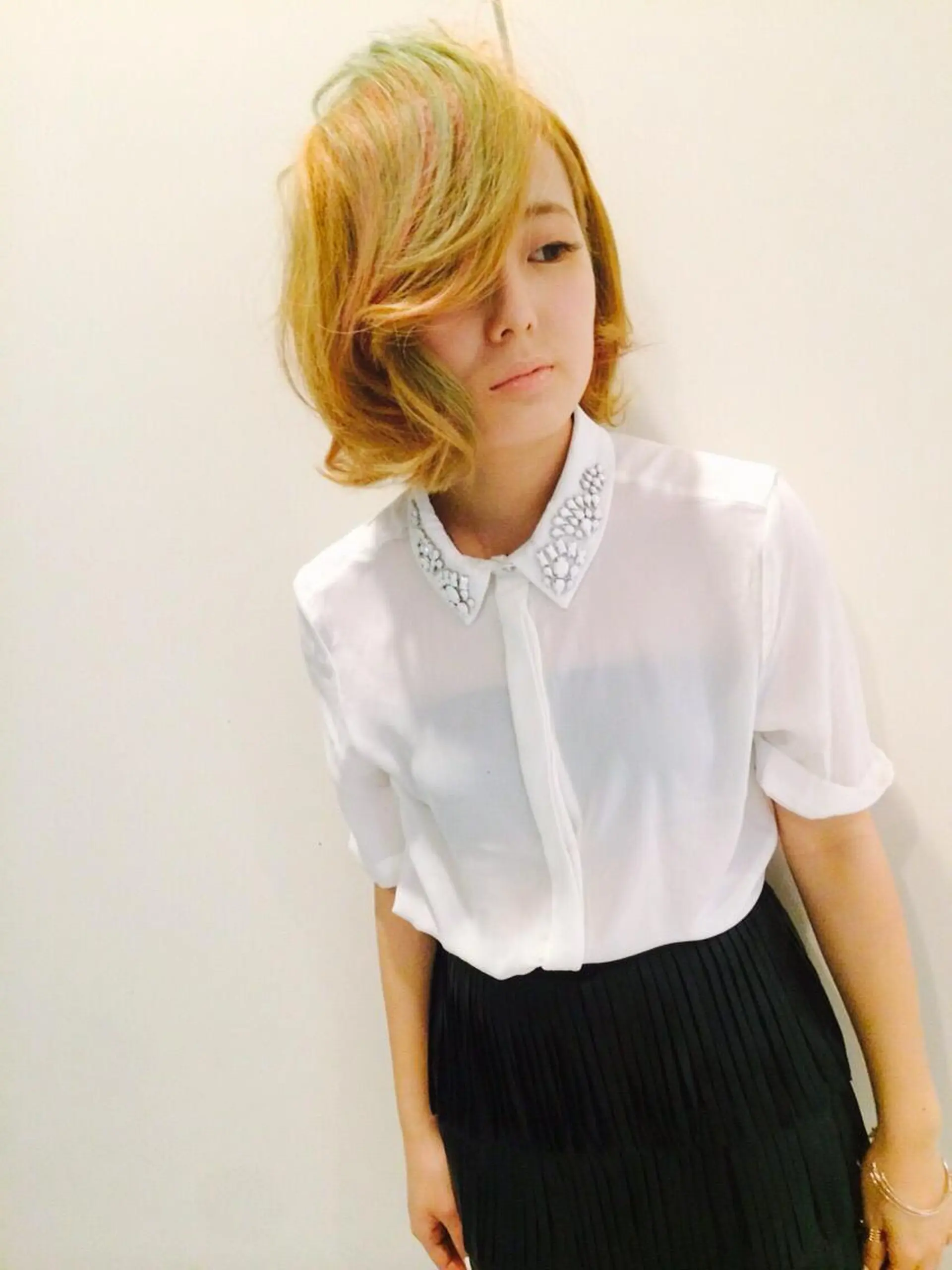 ショート カラー 永岡 鉄平のヘアスタイル