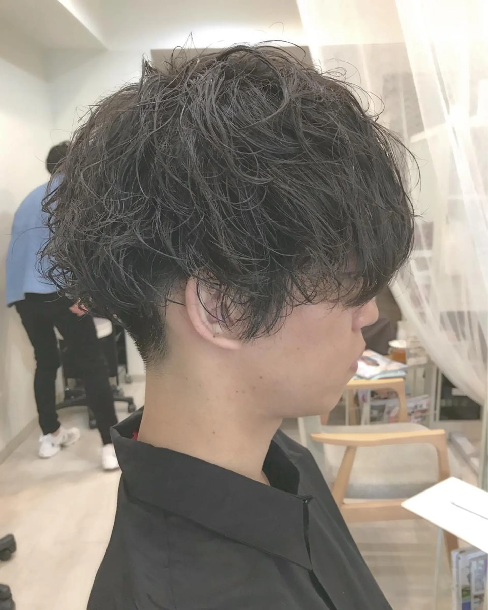 パーマ メンズ メンズパーマ ALVAREZ BARBER SHOP所属・takebuchi harukaのヘアスタイル