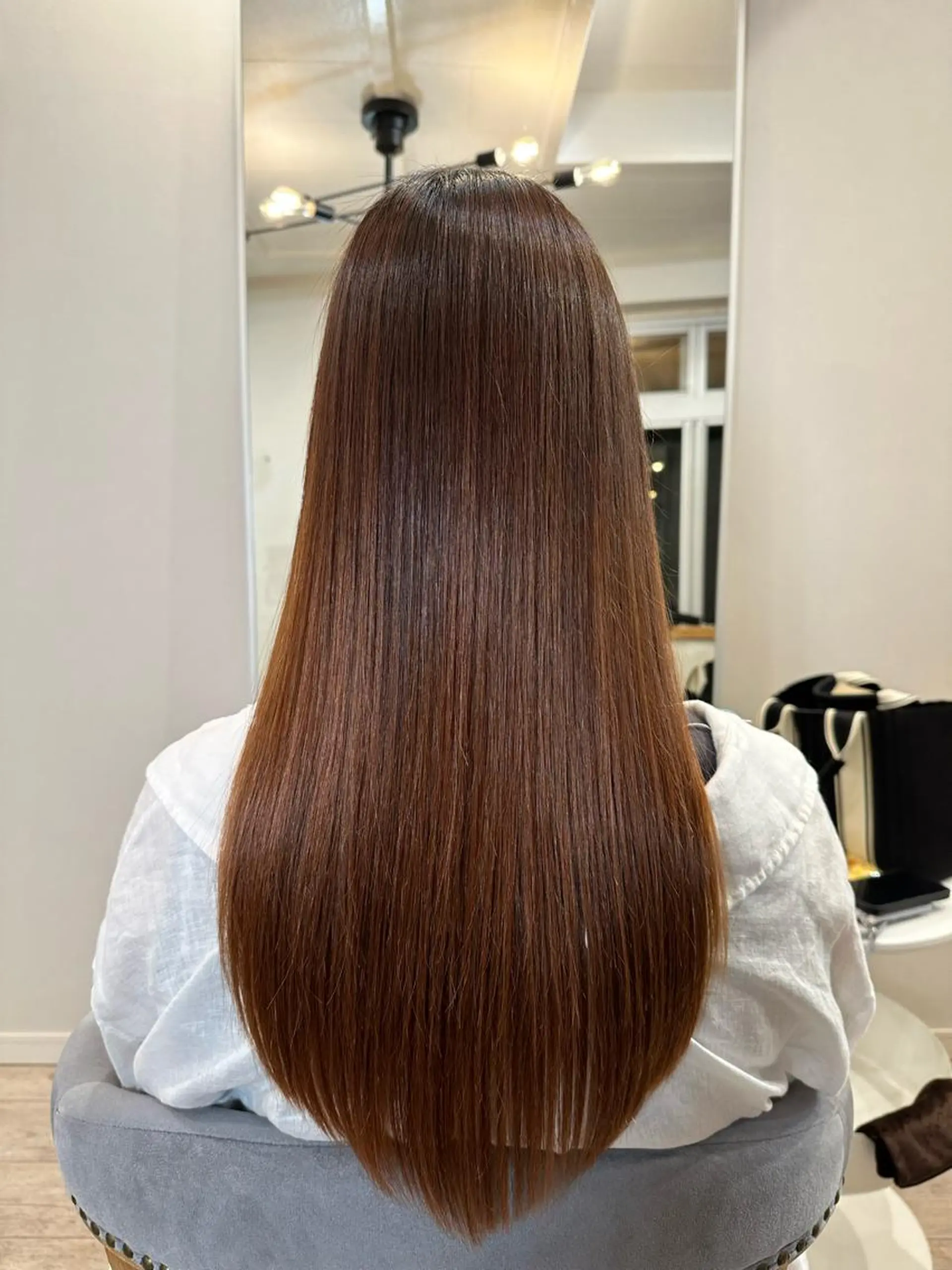 ロング 髪質改善 小顔カット 松本 湧貴のヘアスタイル