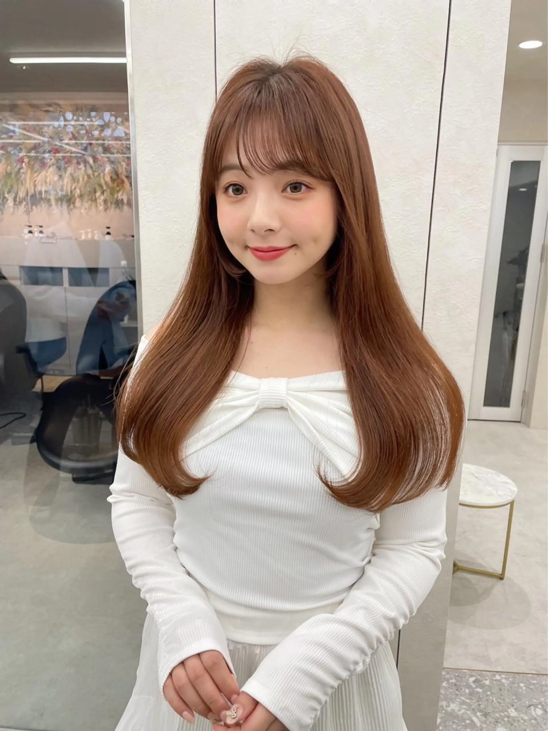 ロング カラー ヘアアレンジ 《髪質改善✖️ハイト ーン🧸》小嶋拓也のヘアスタイル