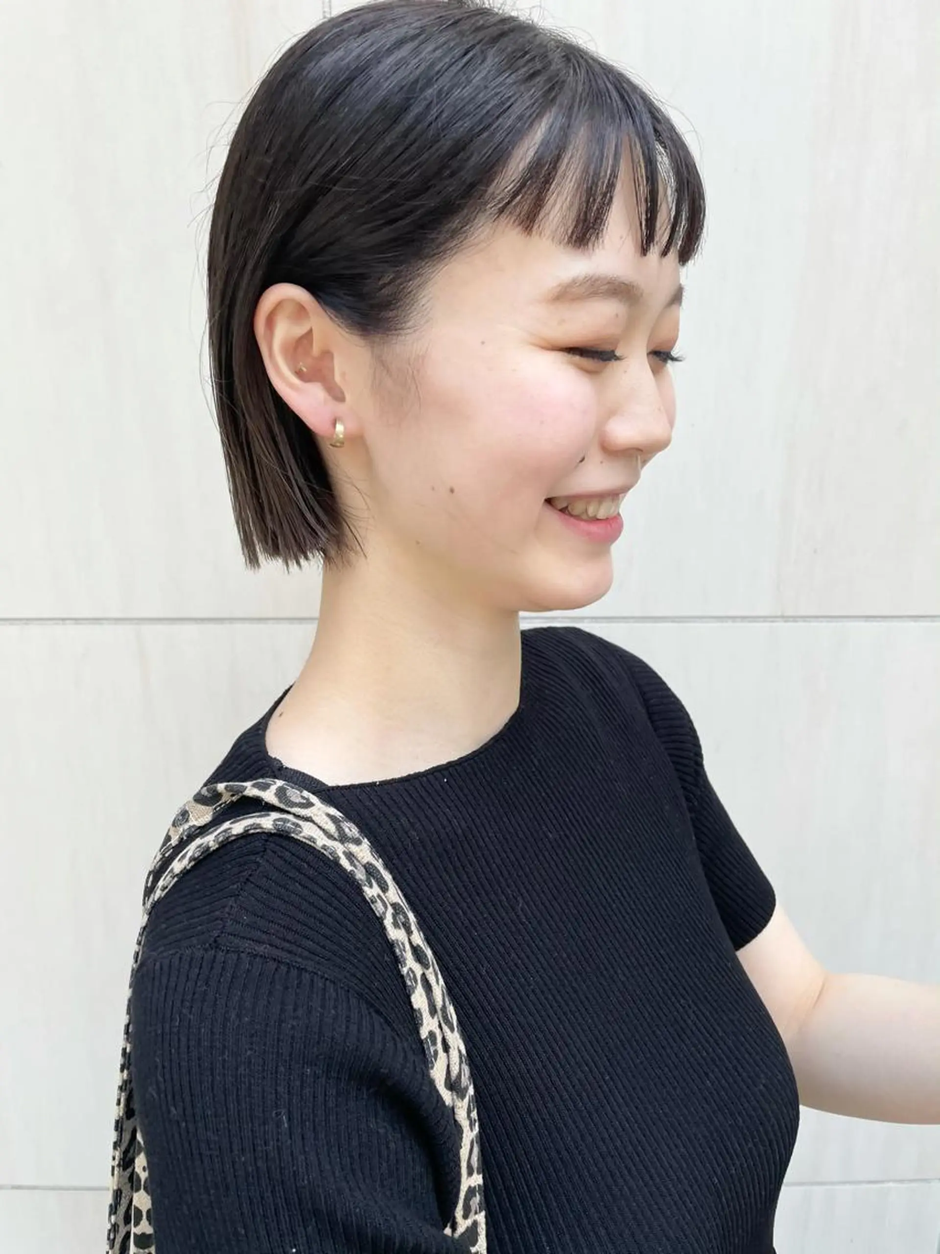 ミディアム カラー パーマ ヘアアレンジ メンズ キッズ ネイル マツエク・マツパ カット ヘアカラー トリートメント tatsumi/ボブ ウルフ/レイヤーのヘアスタイル