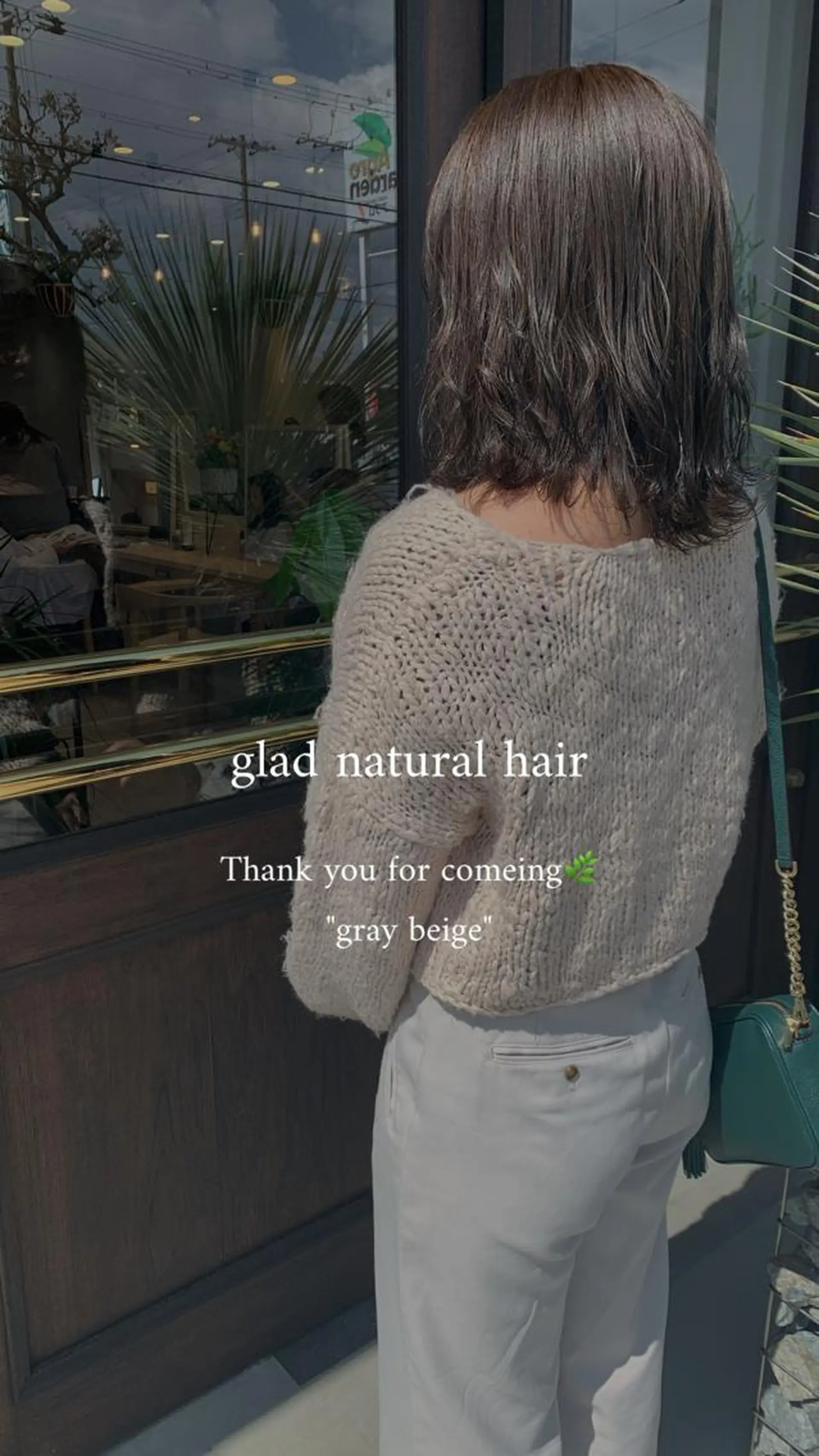 ミディアム カラー アッシュ 透明感カラー 吉原 由菜のヘアスタイル