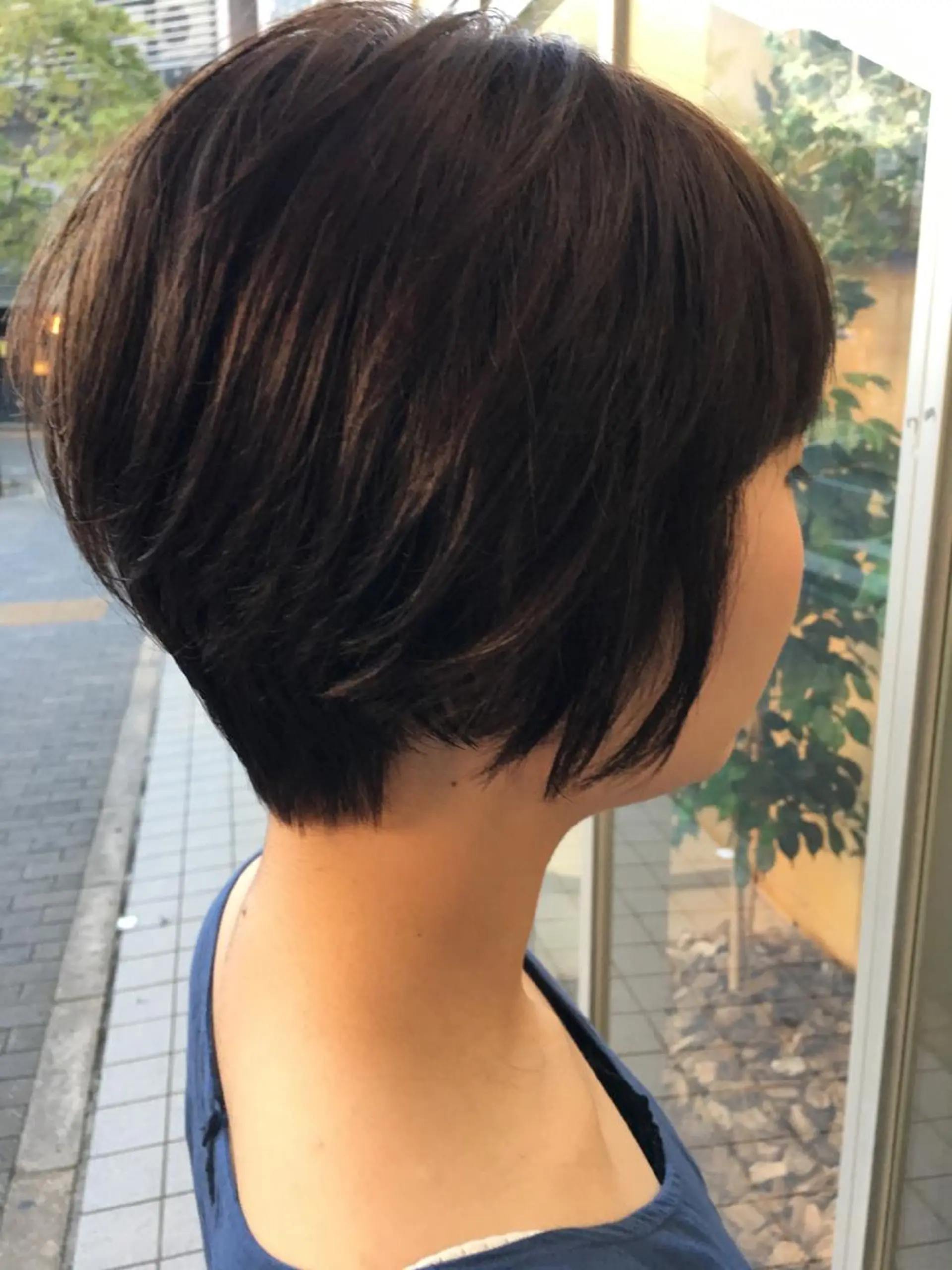 ショート くびれヘア ショートヘア カット ヘアカラー トリートメント Agu  hair rupia 金沢店所属・金沢美容室/ 艶髪/夜営業/JINのヘアスタイル