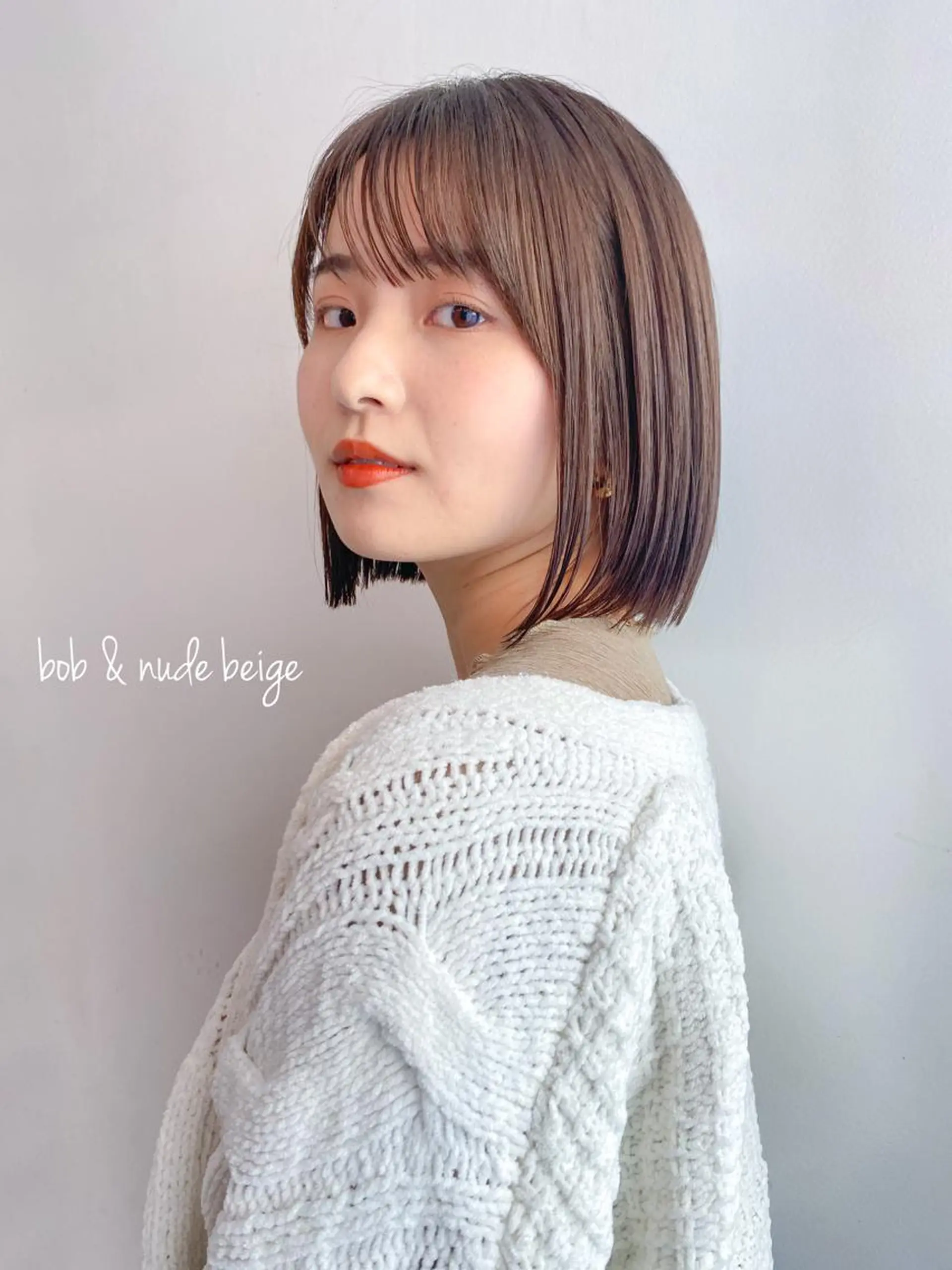 ミディアム カラー THE DAY所属・AKI HASHIMOTOのヘアスタイル