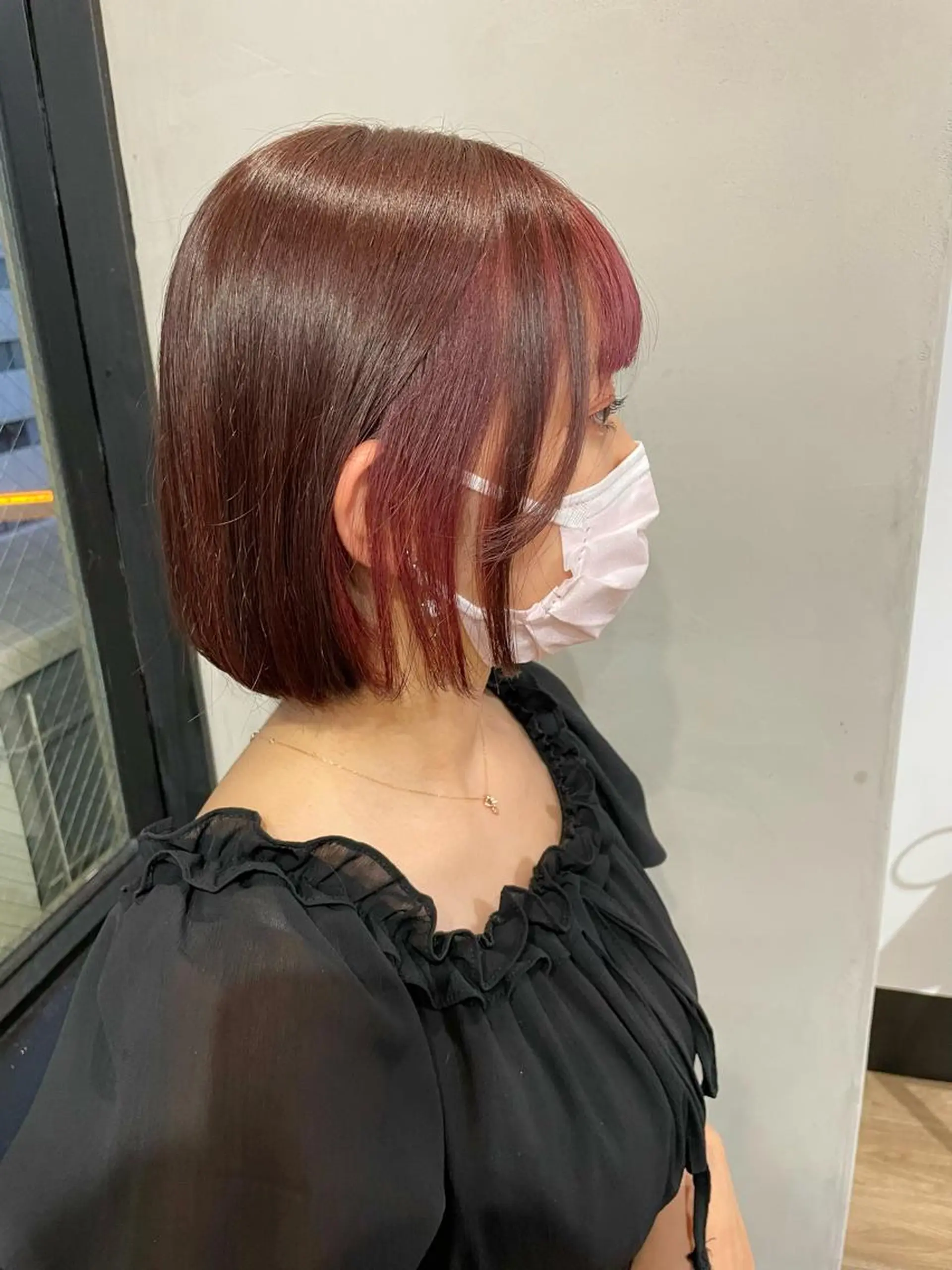ミディアム カラー newi梅田🫧韓国 ヘア🫧sakiのヘアスタイル