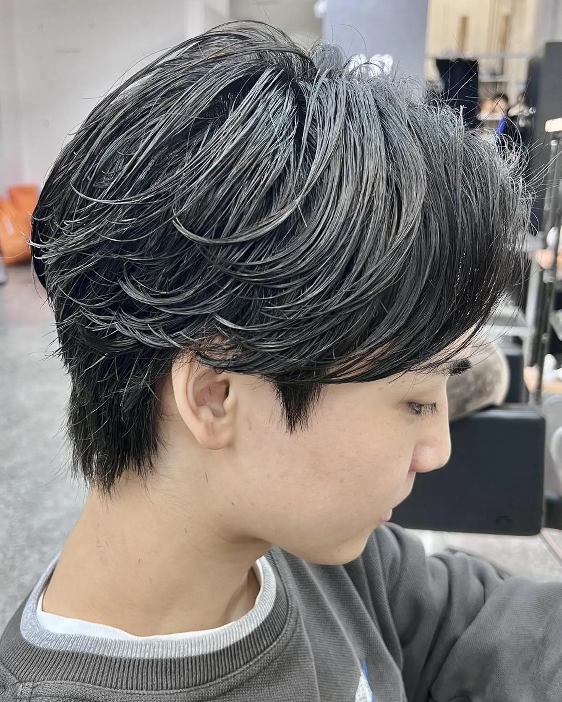 パーマ メンズ カット パーマ GLOP HOMME 店長　アオトのヘアスタイル