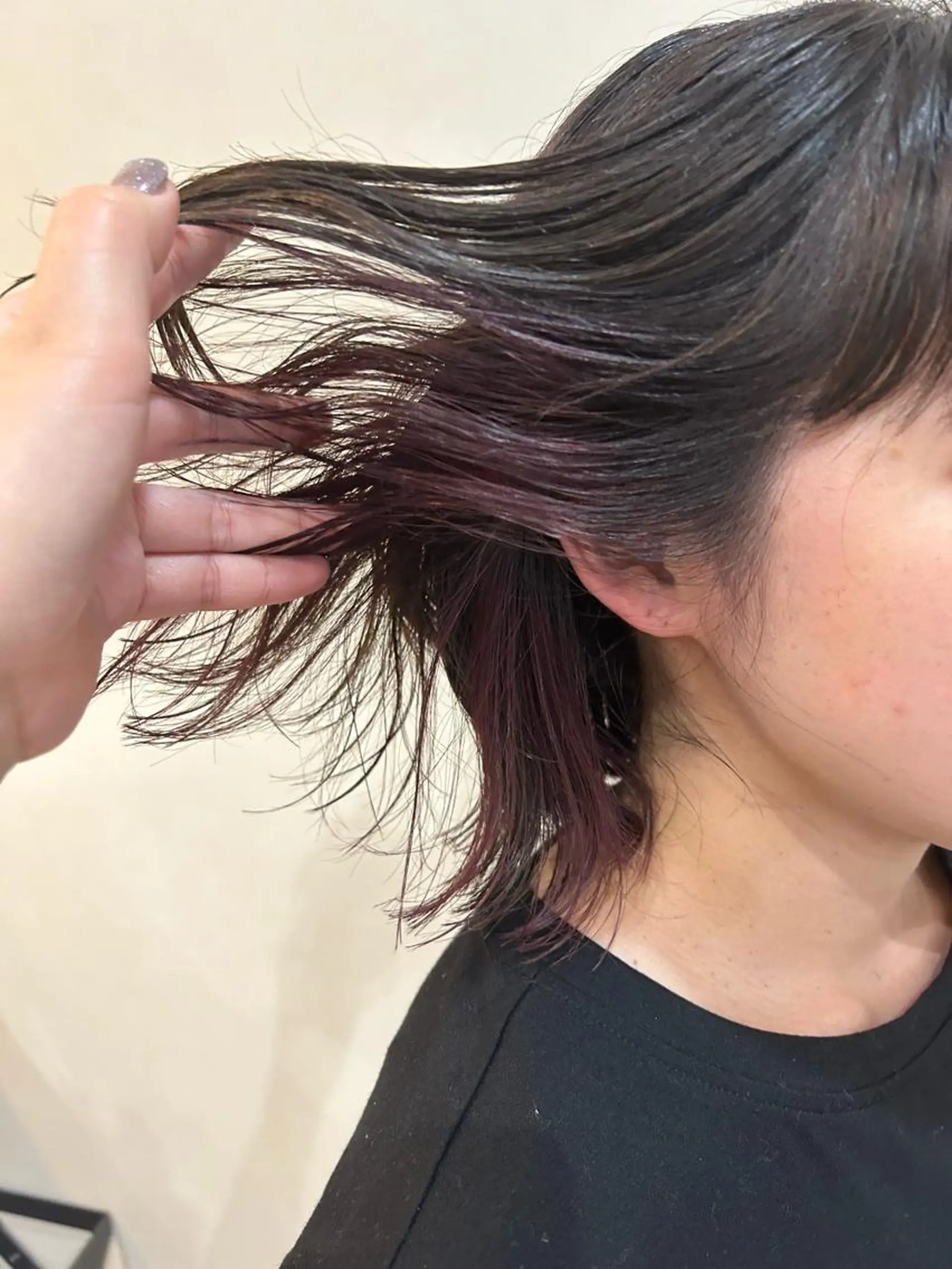 ミディアム トリートメント カット ヘアカラー トリートメント ボブ/透明感カラー 🧸YUI❤️のヘアスタイル