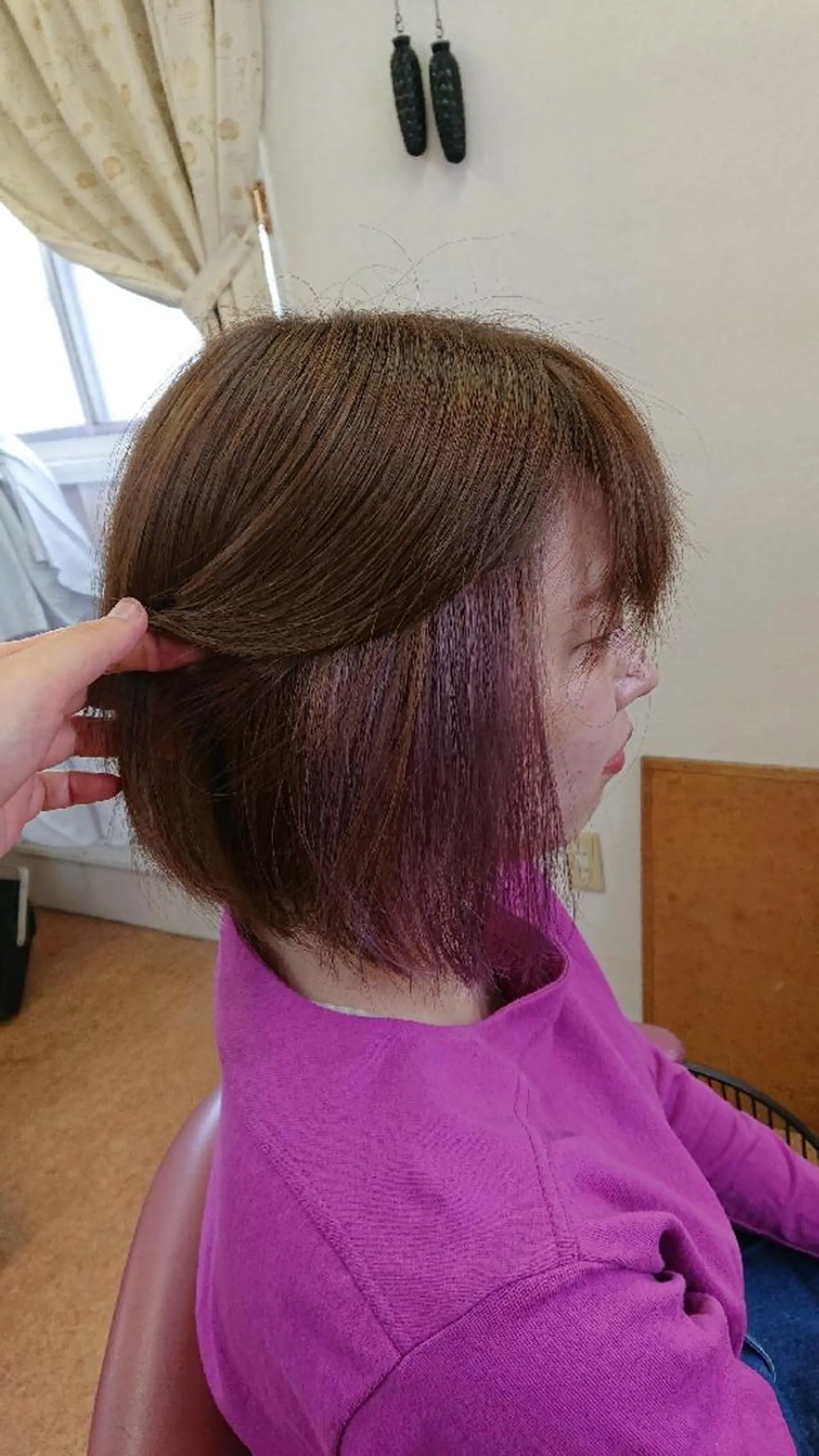 ミディアム カラー ブリーチ ROSSO 春日部店のヘアスタイル