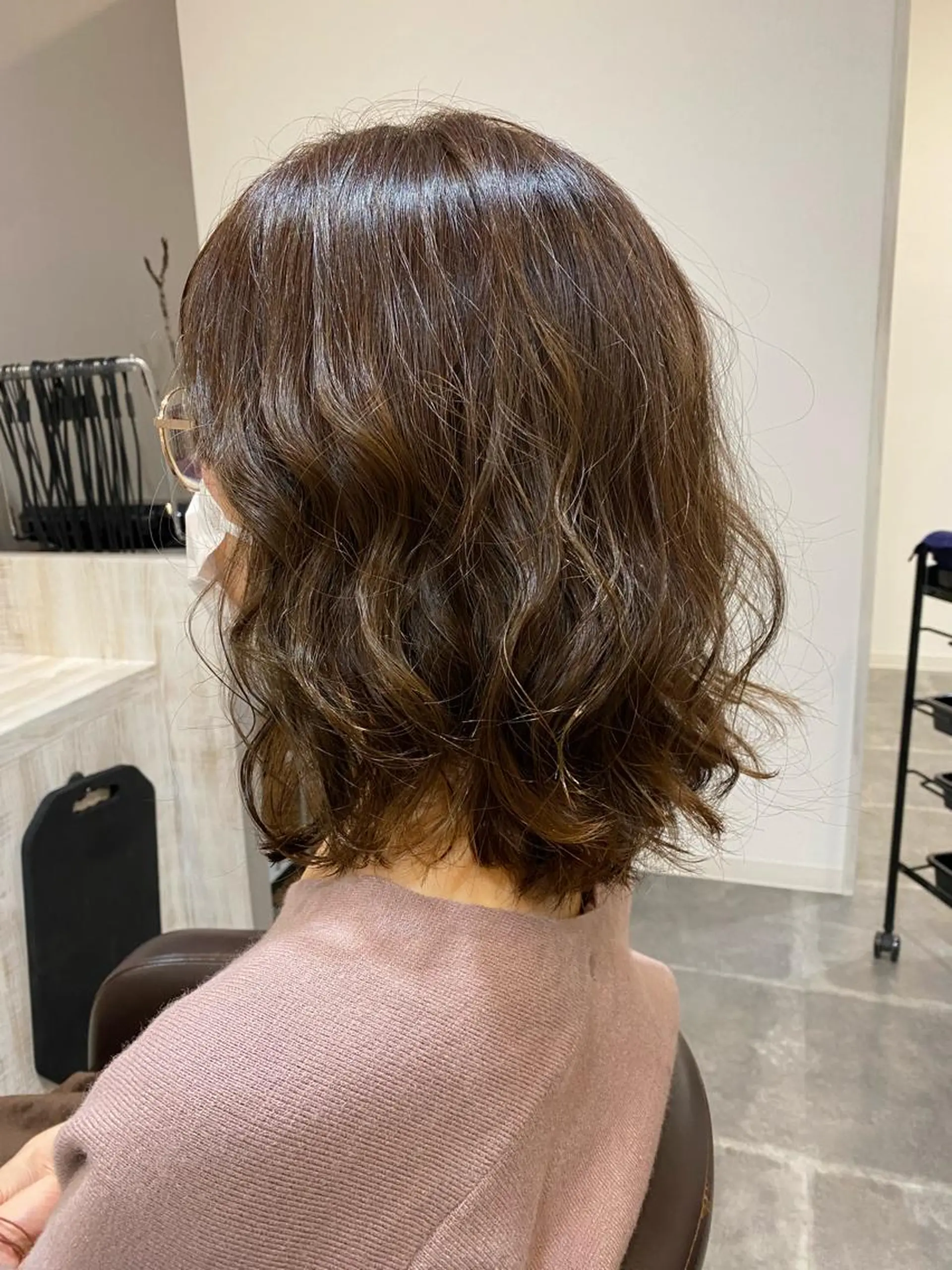 ショート カラー ブラウンカラー モカブラウン Bonheur  KAWANISHI所属・ノンダメージ 🥑mikubanのヘアスタイル