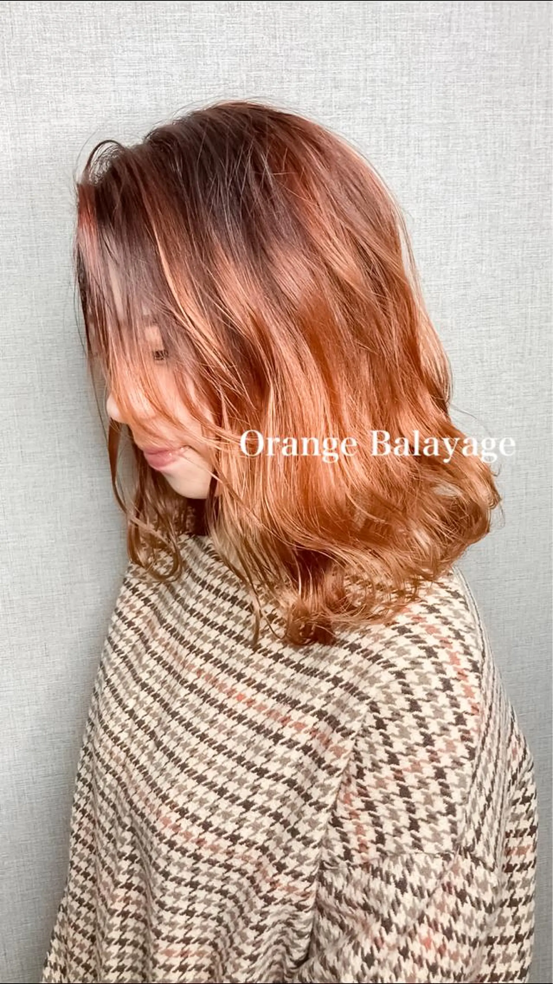 ミディアム カラー Selenehair 三条本店のヘアスタイル