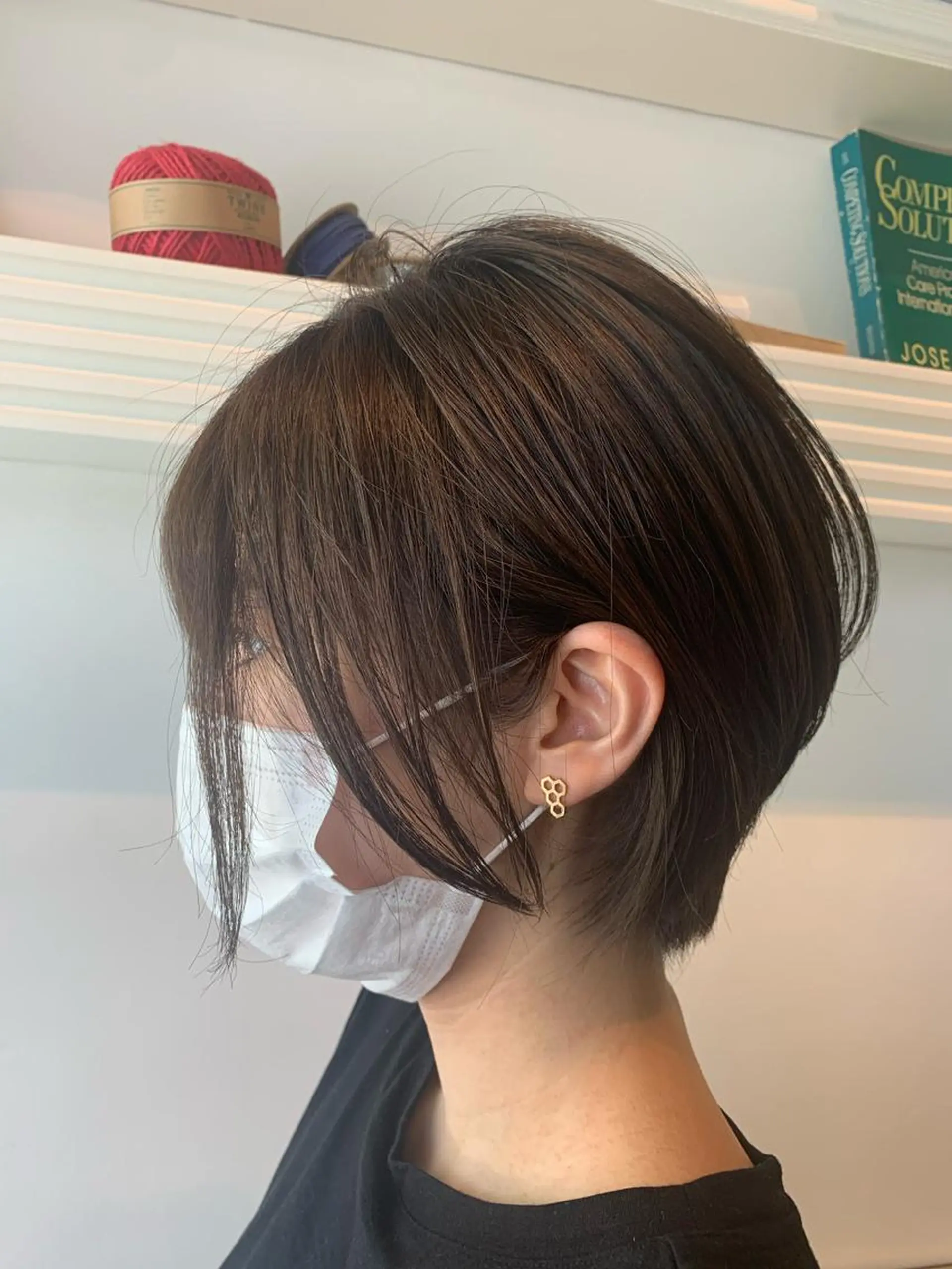ショート 丸みショート ショートヘア カット ヘアカラー トリートメント ヘッドスパ ヘアセット 山口 竣也のヘアスタイル
