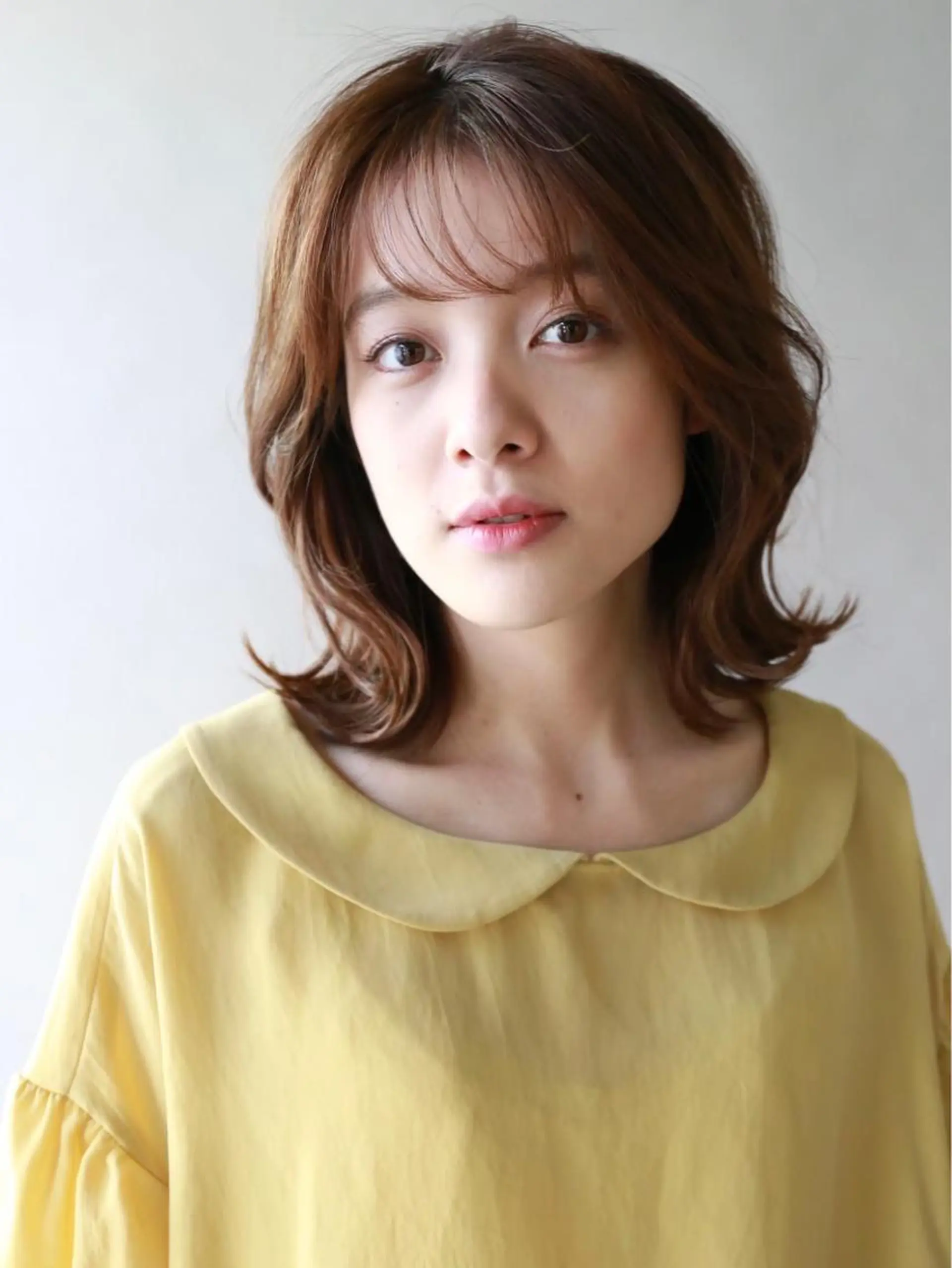 セミロング 大川 愛未のヘアスタイル